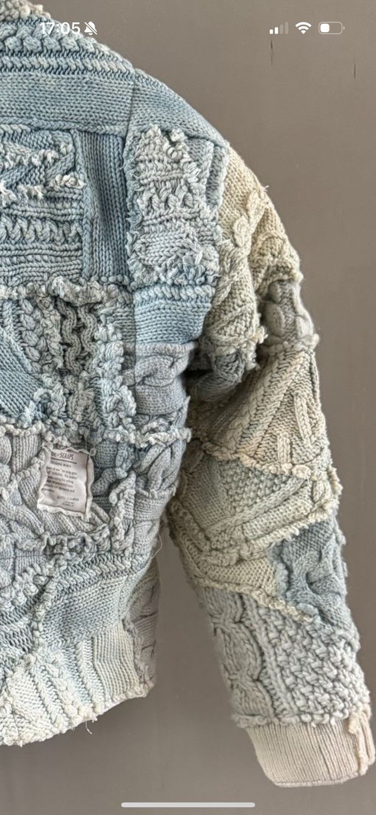 Greg Lauren HEAVY ICE FISHERMAN CROPPED GLI VEST Size 54R - 1 Thumbnail