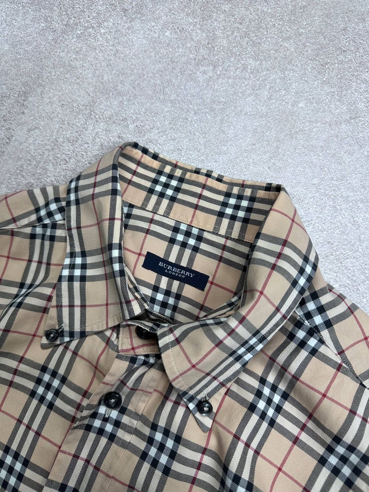 Burberry Vintage Burberry Nova Check Button Shirt XL Size US XL / EU 56 / 4 - 4 Thumbnail