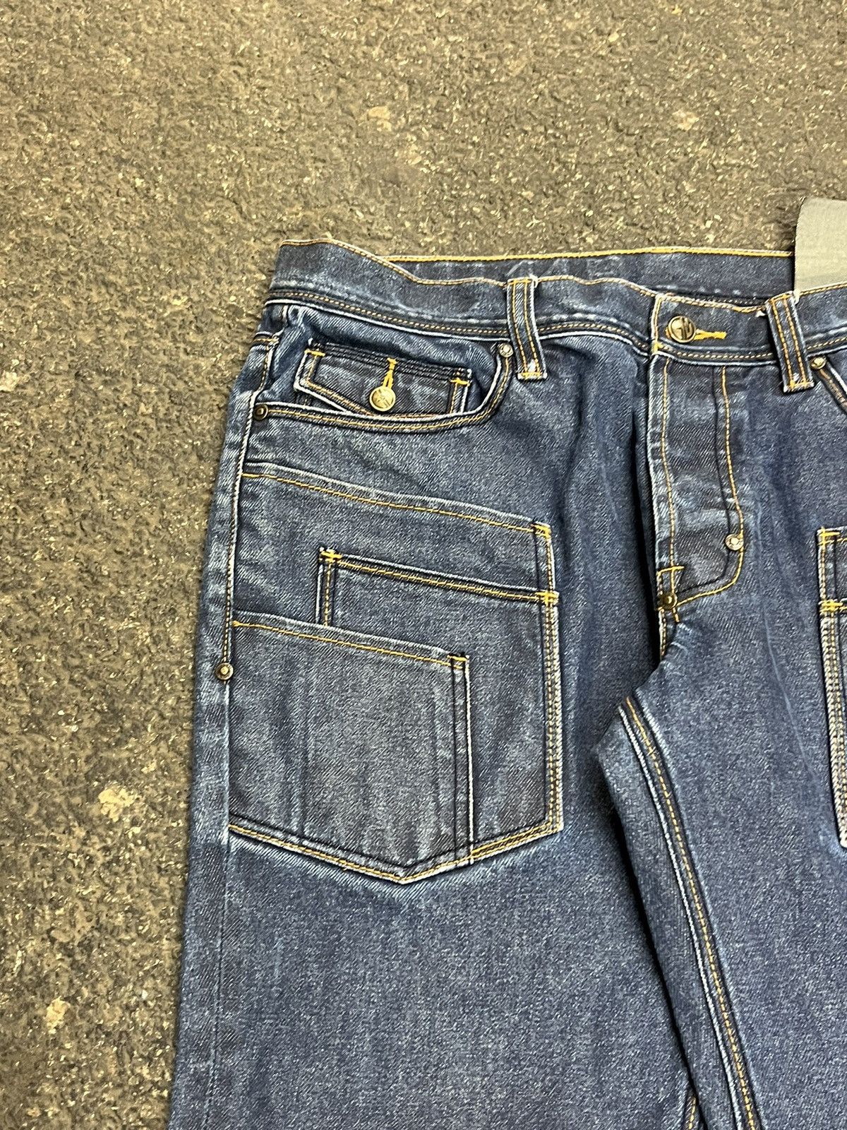 Japanese Brand × Vintage Y2k baggy fit denim skater vintage streetwear hype southpole Size US 36 / EU 52 - 4 Thumbnail