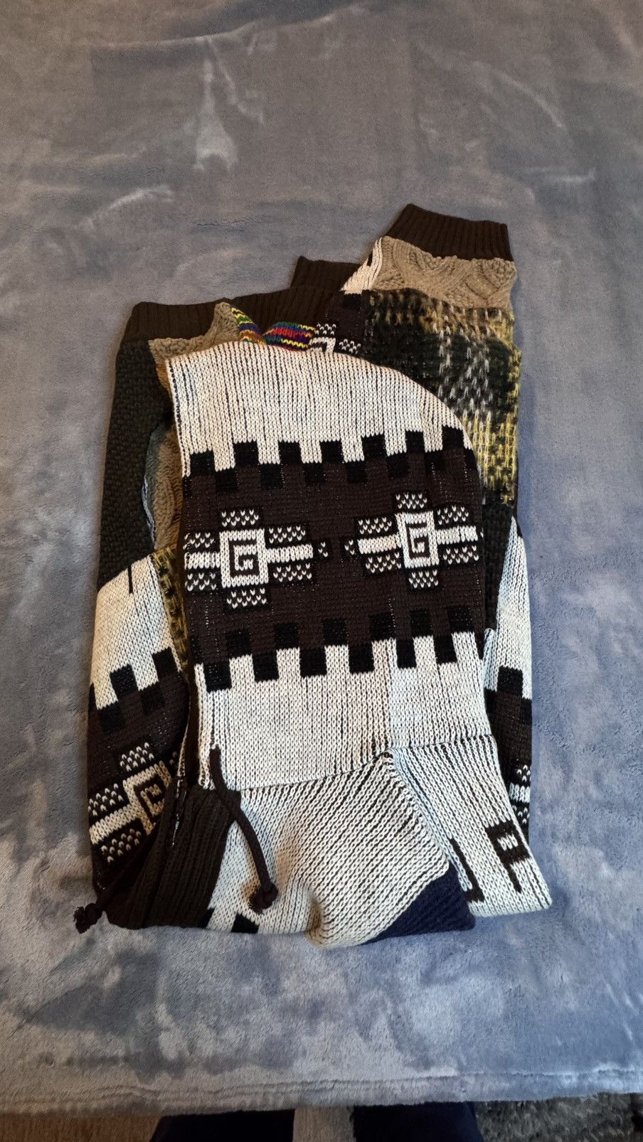 Supreme Supreme Patchwork Zip Up Hooded Sweater Brown Size US XXL / EU 58 / 5 - 11 Thumbnail