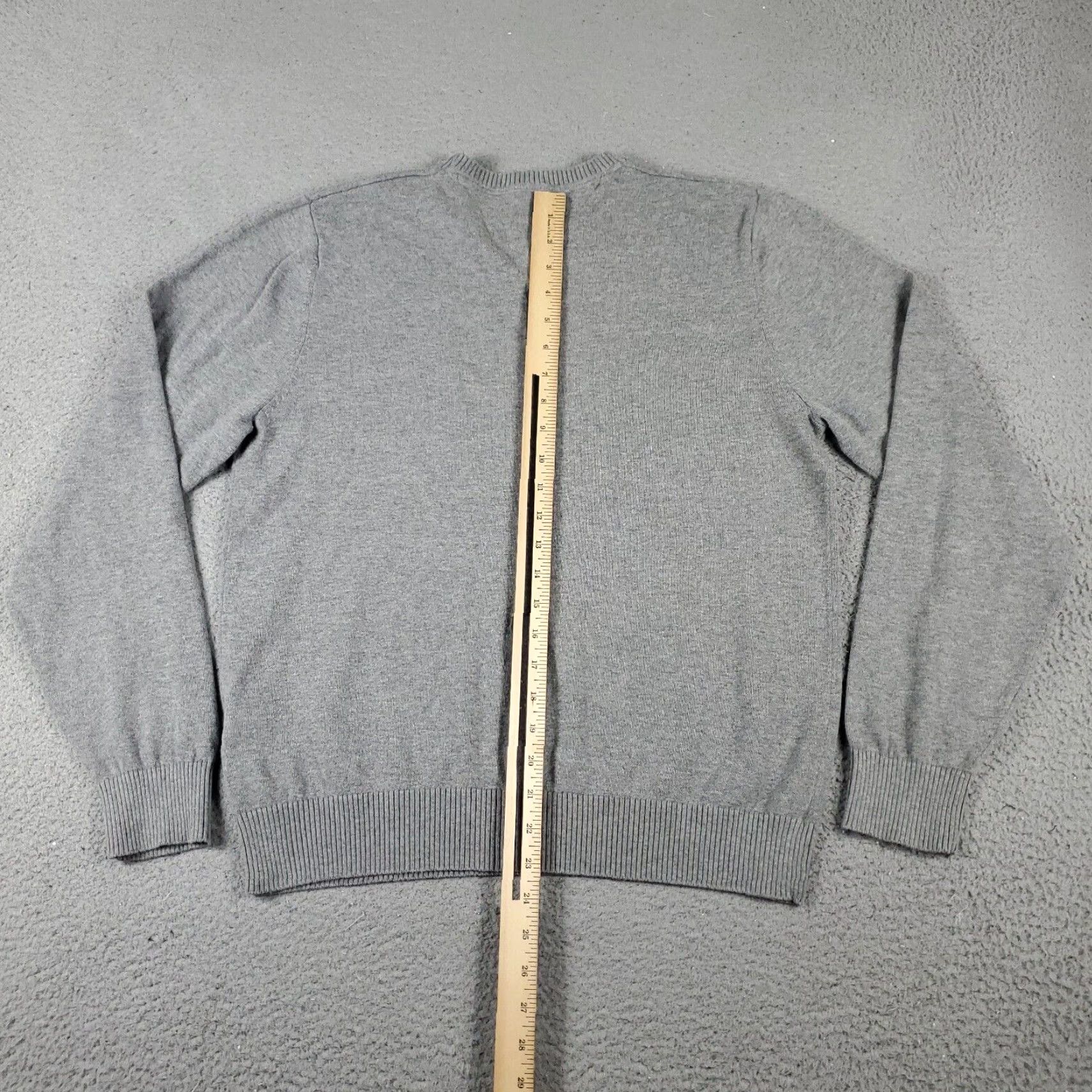 Tommy Hilfiger Tommy Hilfiger Mens Gray Crew Neck Pullover Sweater Medium Cotton Size US M / EU 48-50 / 2 - 5 Thumbnail