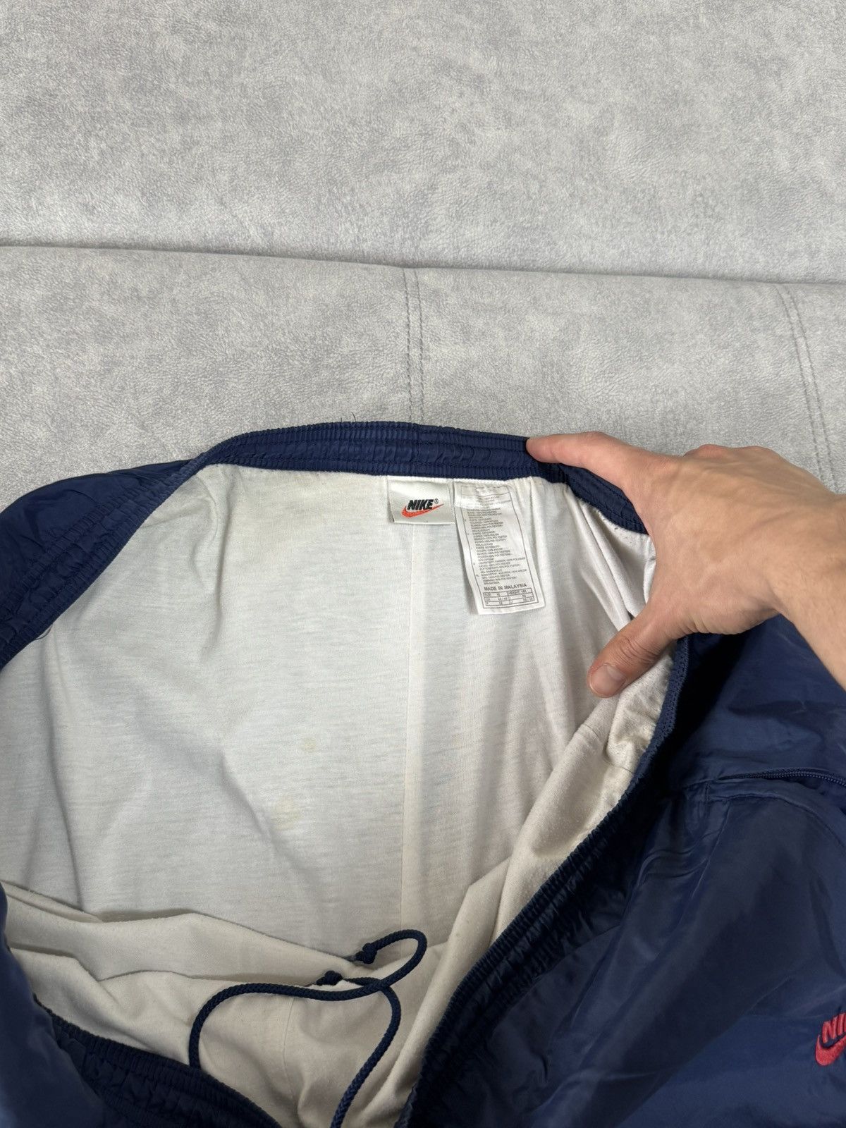 Nike × Vintage Vintage Nike Nylon Y2K Baggy sweatpants pants drill XL Size US 34 / EU 50 - 18 Thumbnail