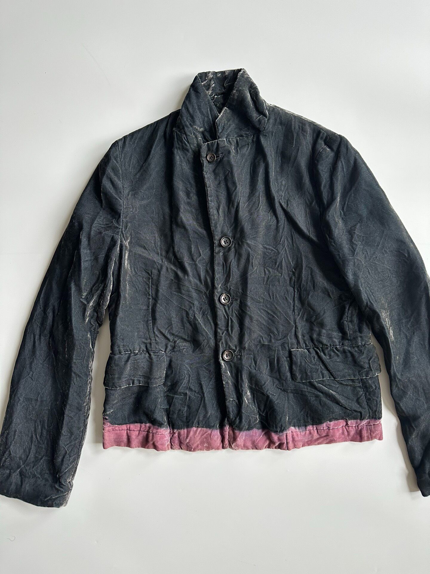 Comme des Garcons Comme des Garcons De-colored wrinkled jacket| Size S / US 4 / IT 40 - 2 Thumbnail