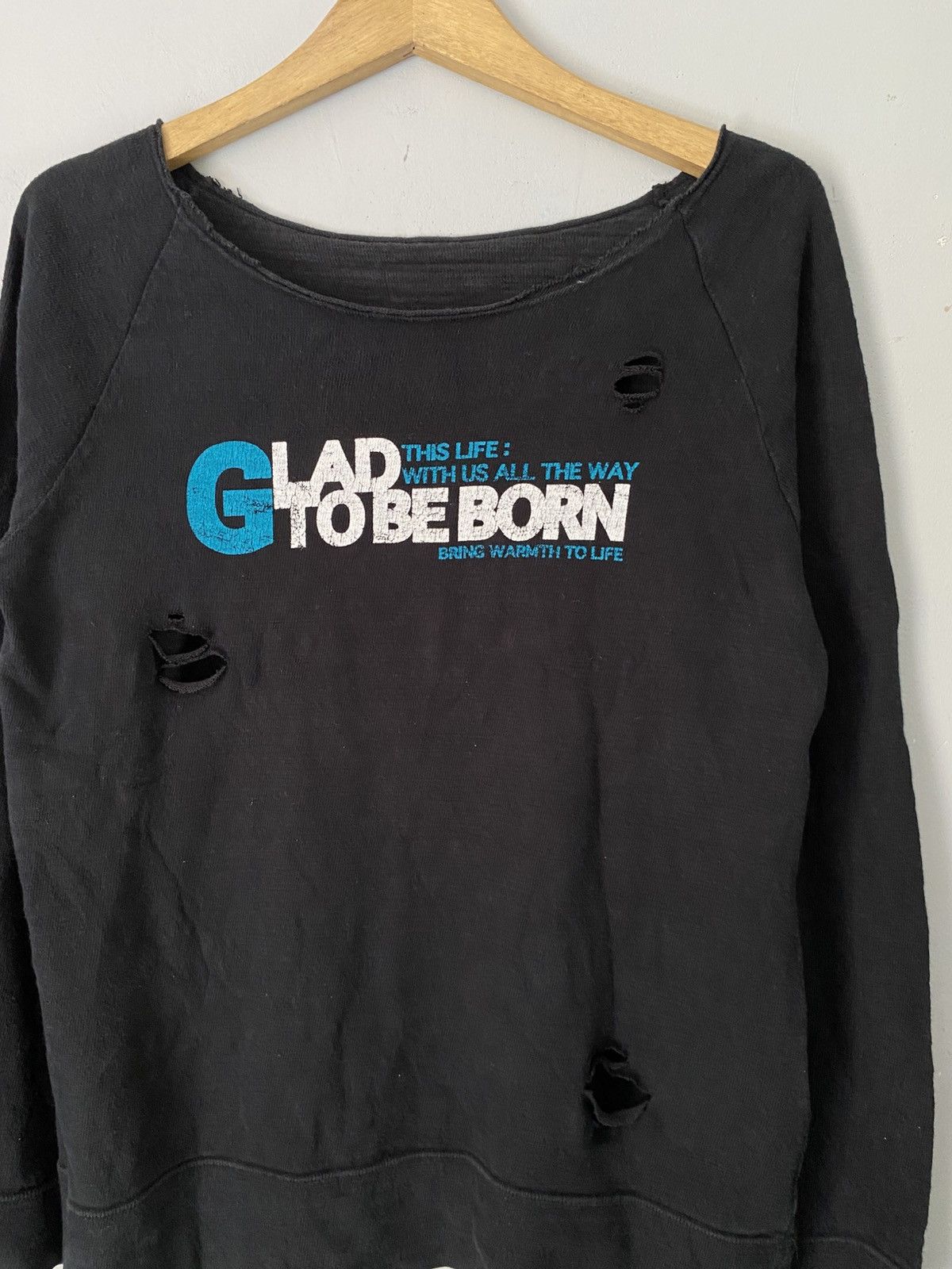 20471120 × Japanese Brand 2000s lipstar distressed grunge sweatshirt lgb style Size US M / EU 48-50 / 2 - 4 Thumbnail