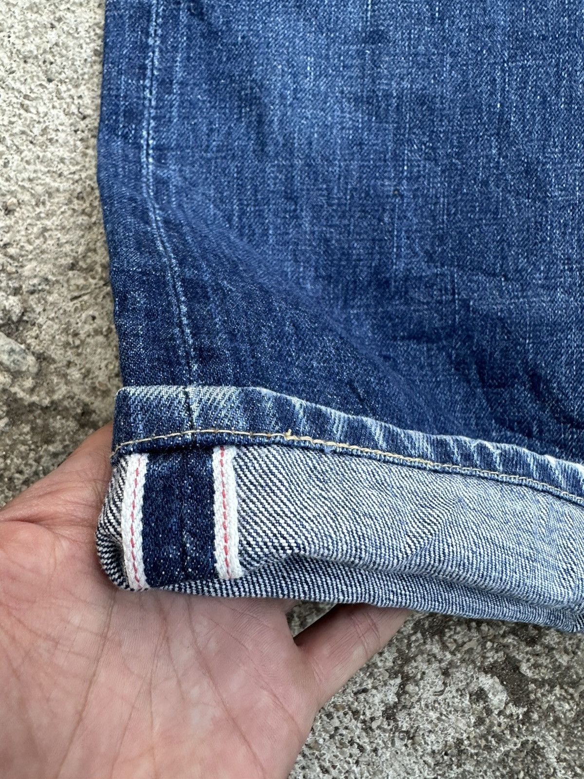 Levi's Vintage Clothing Vintage 90s Levis 502 XX Japan Big E Selvedge Jeans Denim Size US 33 - 10 Thumbnail