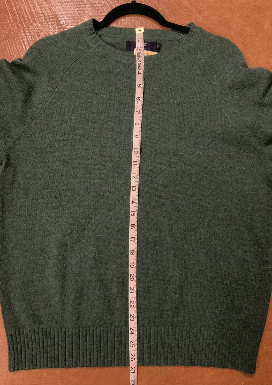 Other J. Crew Men's Green Crewneck Sweater Size US XL / EU 56 / 4 - 3 Thumbnail