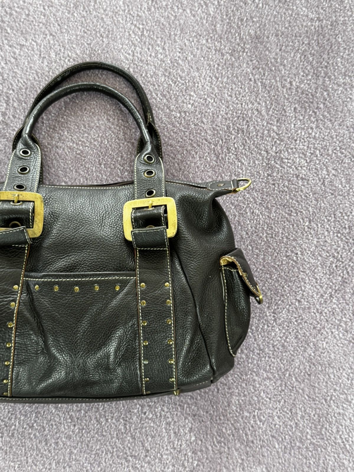 Hysteric Glamour Vintage Grunge Vibe Leather Studded Punk Y2K Bag Size ONE SIZE - 3 Thumbnail