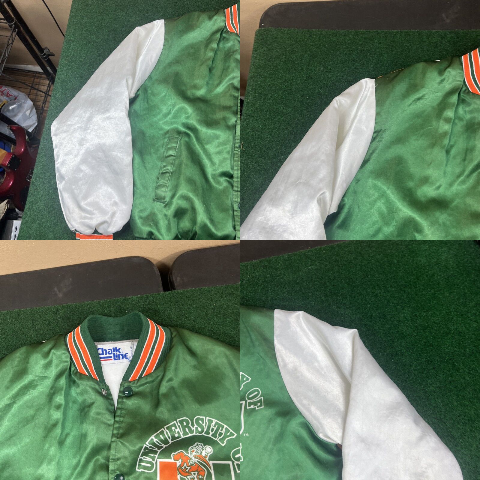 Chalk Line VTG Chalk Line University Miami Hurricanes Fanimation Jacket size large USA 90s Size US L / EU 52-54 / 3 - 8 Thumbnail