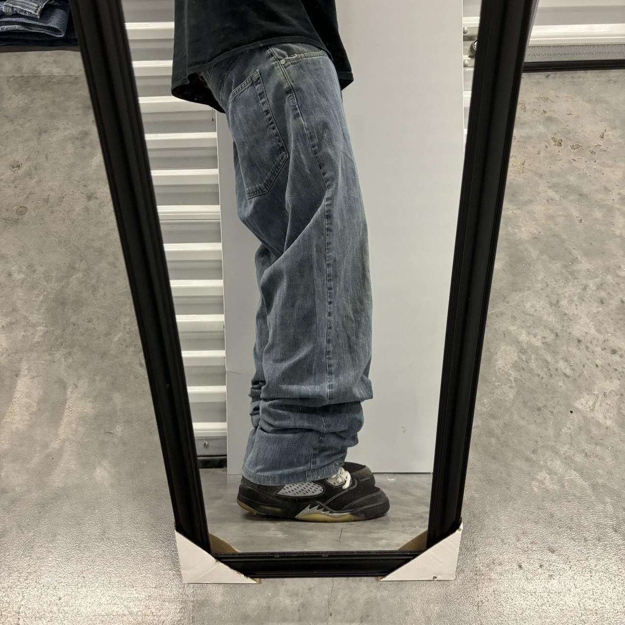 Japanese Brand × Vintage Crazy Vintage Y2K/2000s Grunge Medium Wash Denim Jeans! Size US 34 / EU 50 - 2 Thumbnail