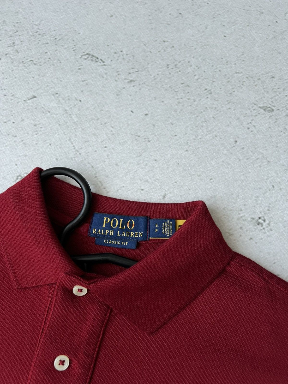 Polo Ralph Lauren Polo Ralph Lauren Burgundy Polo Shirt Classic Size S Size US S / EU 44-46 / 1 - 5 Thumbnail