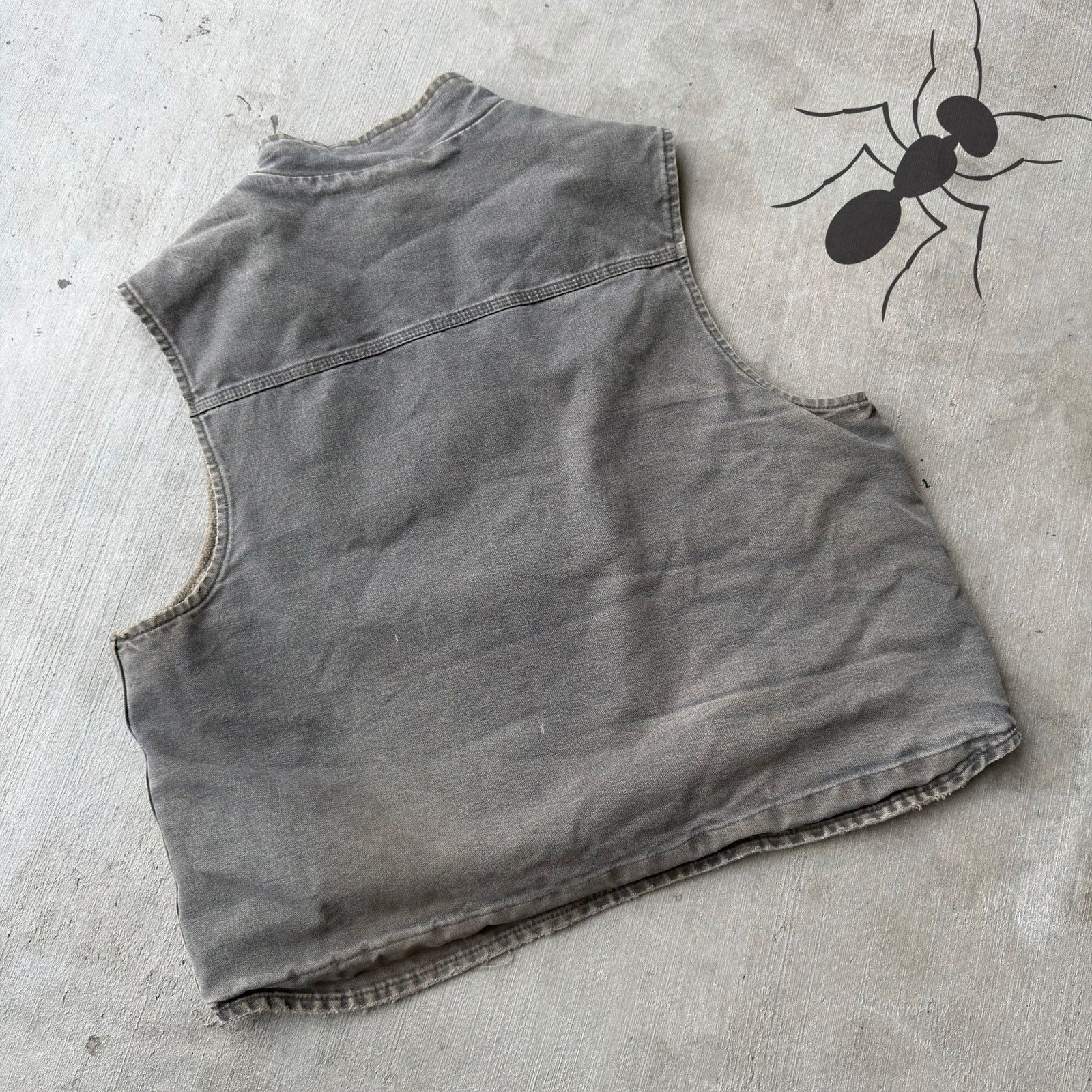 Carhartt × Vintage Carhartt V33 GVL gray work wear vest Size US XXL / EU 58 / 5 - 3 Thumbnail