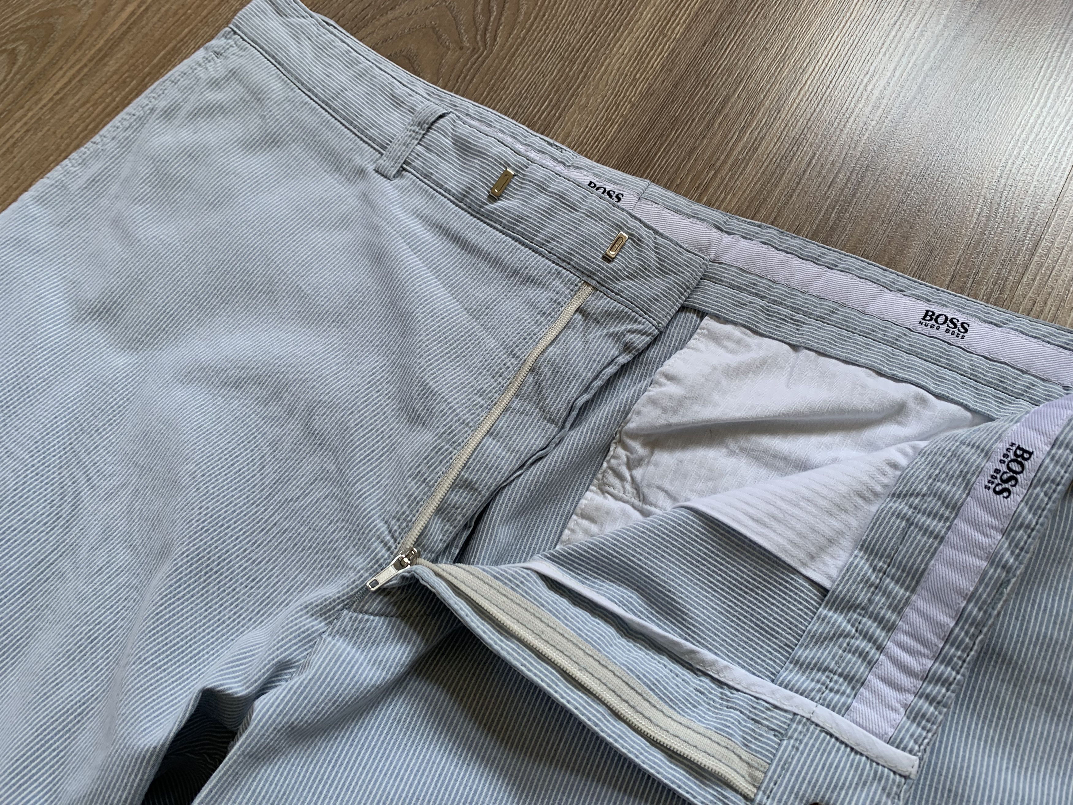 Designer × Hugo Boss × Vintage Hugo Boss Vintage Stripe Casual Pants Size US 34 / EU 50 - 5 Thumbnail