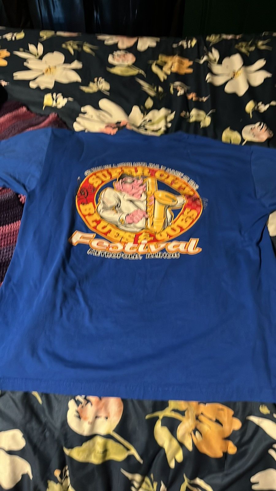 Other Vintage Metropolis BBQ Blues Festival Superman City Size US XL / EU 56 / 4 - 4 Thumbnail