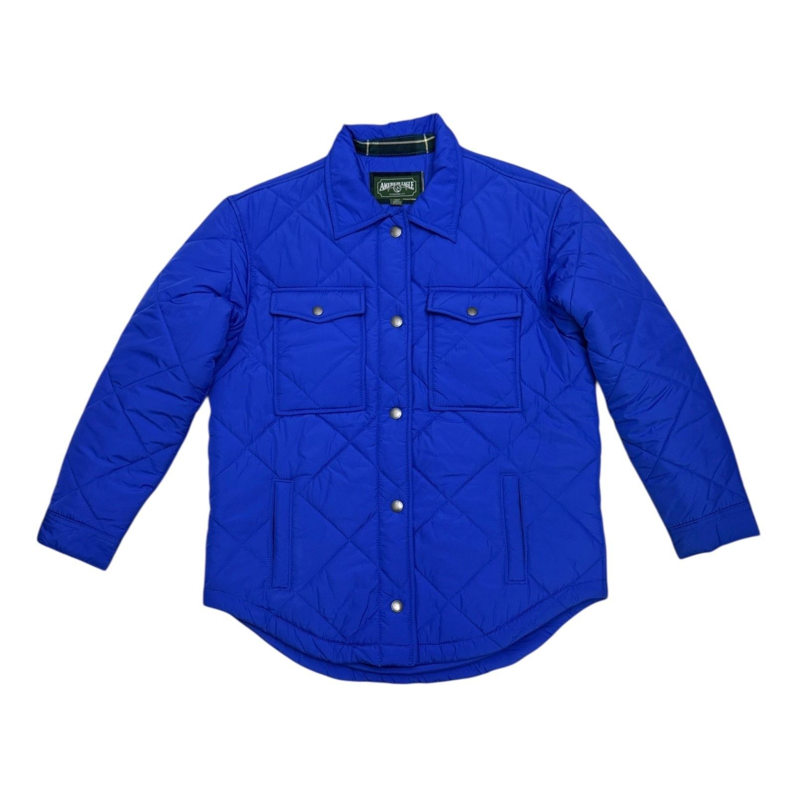 American Eagle Outfitters AMERICAN EAGLE Quilted Vibrant Puffer Parka Jacket Small Size S / US 4 / IT 40 - 1 Thumbnail