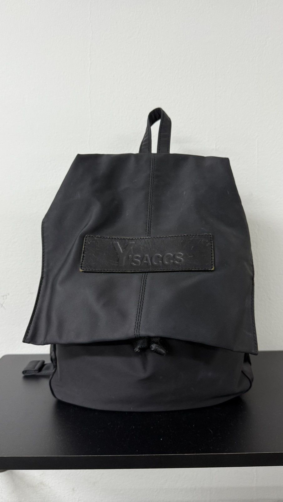 Yohji Yamamoto 1990s Ysaccs Nylon Leather Backpack Size ONE SIZE - 3 Thumbnail