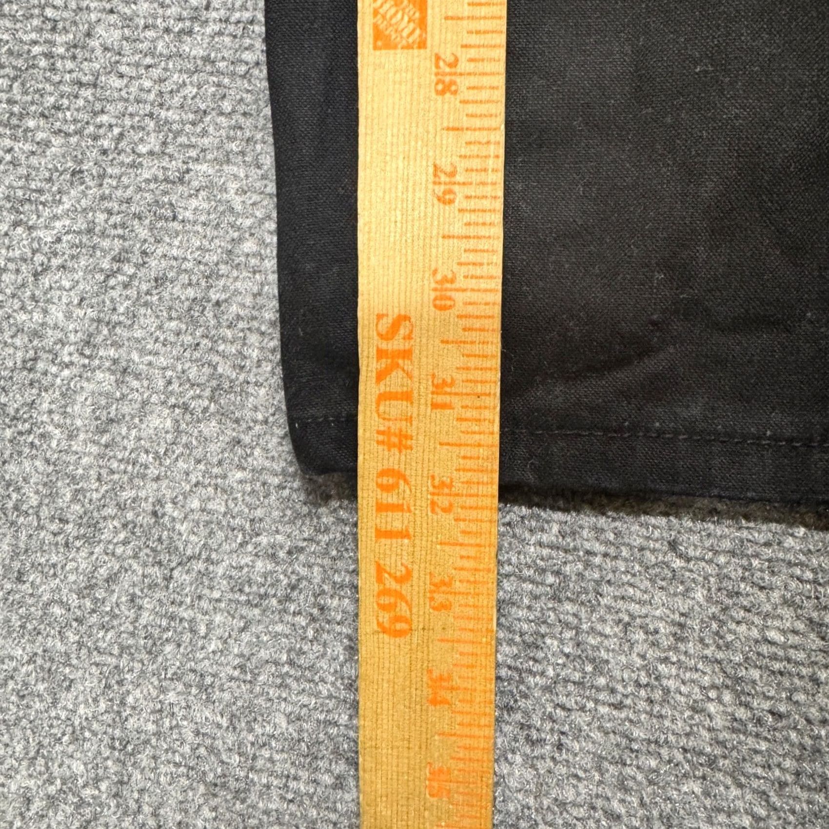 Vintage Brahma Pants Men's Carpenter 38x32 Black Cotton Workwear Wide Leg Mens 38 Regular Size US 38 / EU 54 - 5 Thumbnail