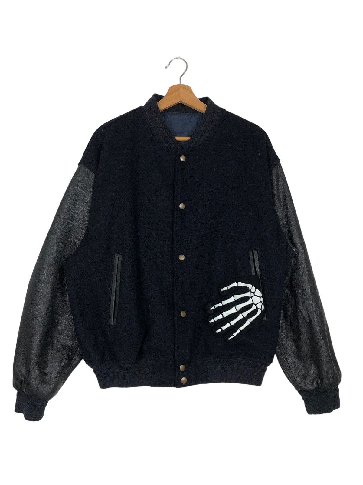 Japanese Brand 🔥90’s VINTAGE VARSITY JACKET LEATHER FA CLUB JAPAN Size US M / EU 48-50 / 2 - 2 Thumbnail