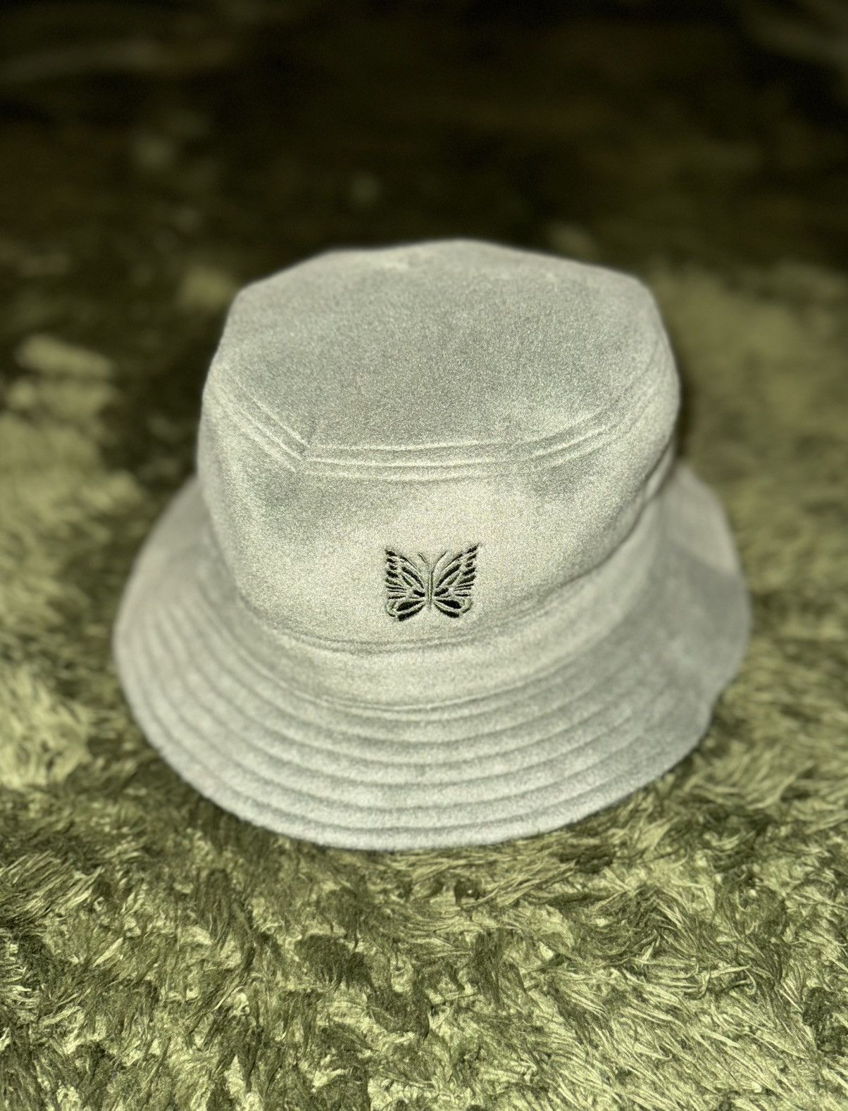 Needles [L] Needles Poly Fleece Embroidered Logo Bucket Hat Green Size ONE SIZE - 1 Thumbnail