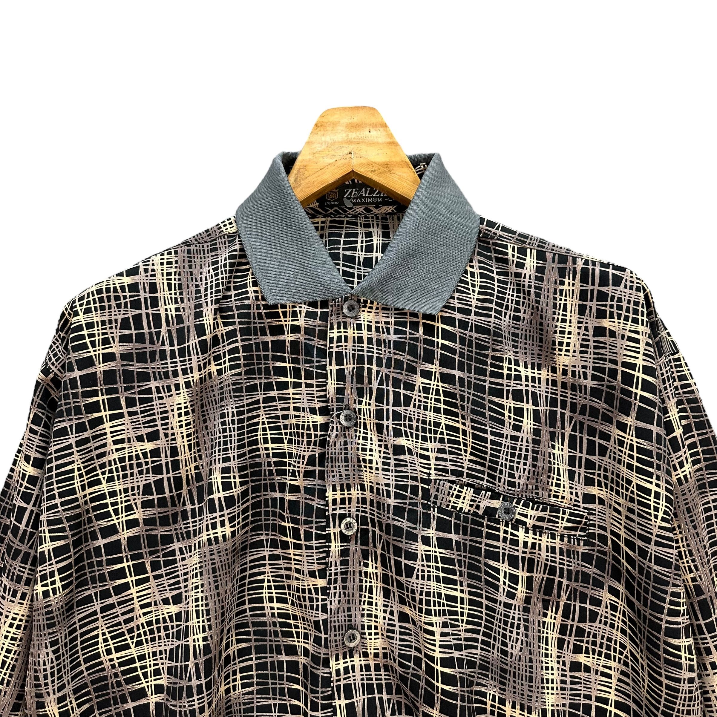 Japanese Brand ZEALZIP Single Pocket Pullover Buttoned Sweatshirt #A4-0089 Size US L / EU 52-54 / 3 - 2 Thumbnail