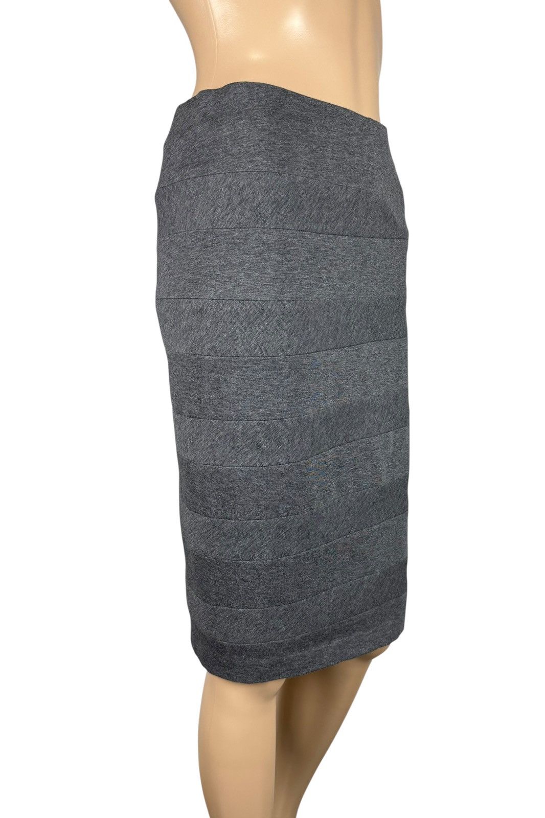 Brunello Cucinelli Brunello Cucinelli Cotton Pencil Skirt Structured Striped Size 26" / US 2 / IT 38 - 3 Thumbnail