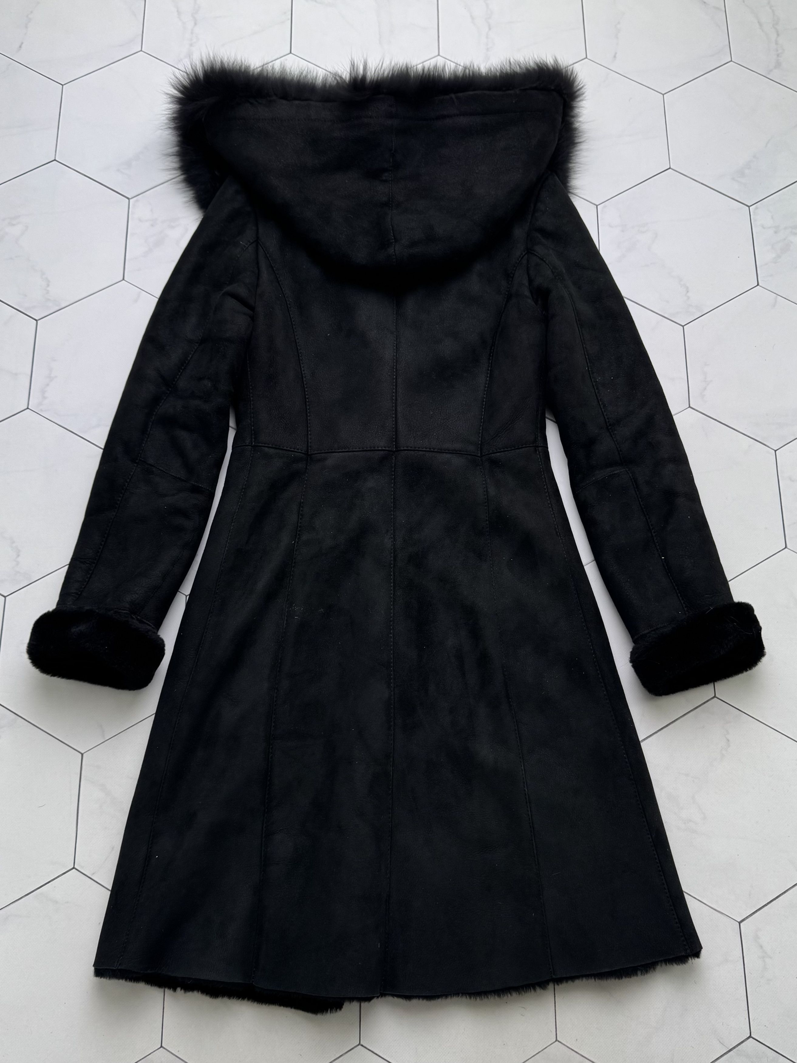 Vintage Vintage Real Sheepskin Coat Hooded Shearling Leather Coat B4 Size S / US 4 / IT 40 - 12 Thumbnail