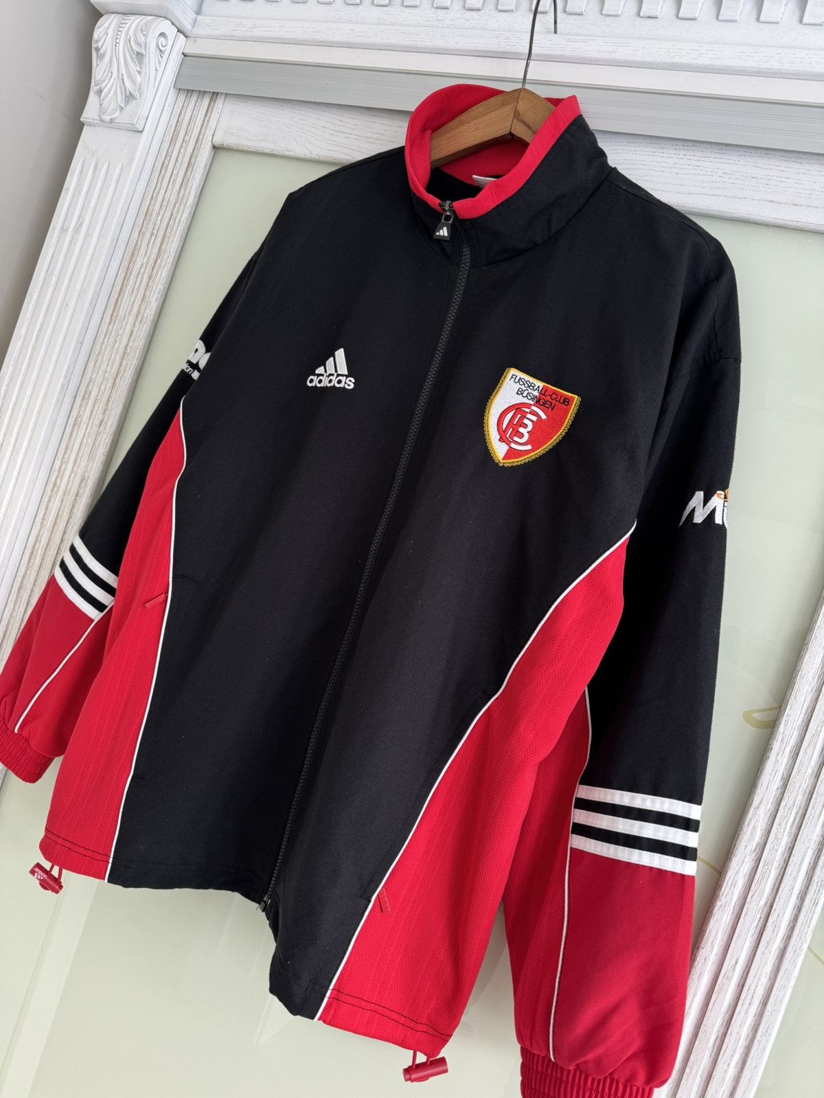 Adidas Vintage Adidas Busingen 2000-2001 Soccer Track Jacket Jersey Size US M / EU 48-50 / 2 - 3 Thumbnail