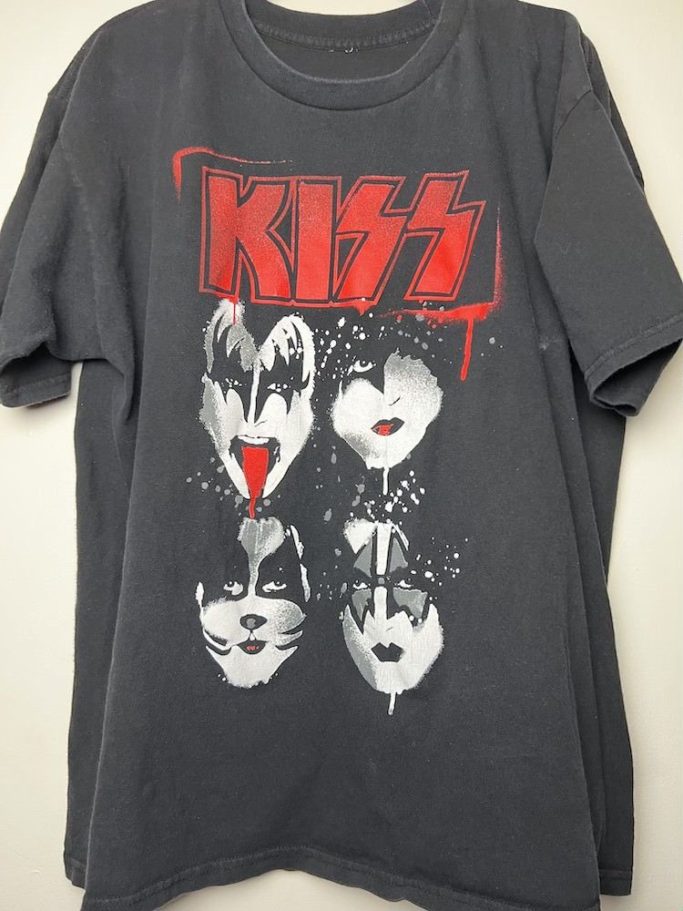 Band Tees Vintage KISS Band Logo Graphic T-Shirt Size US L / EU 52-54 / 3 - 3 Thumbnail