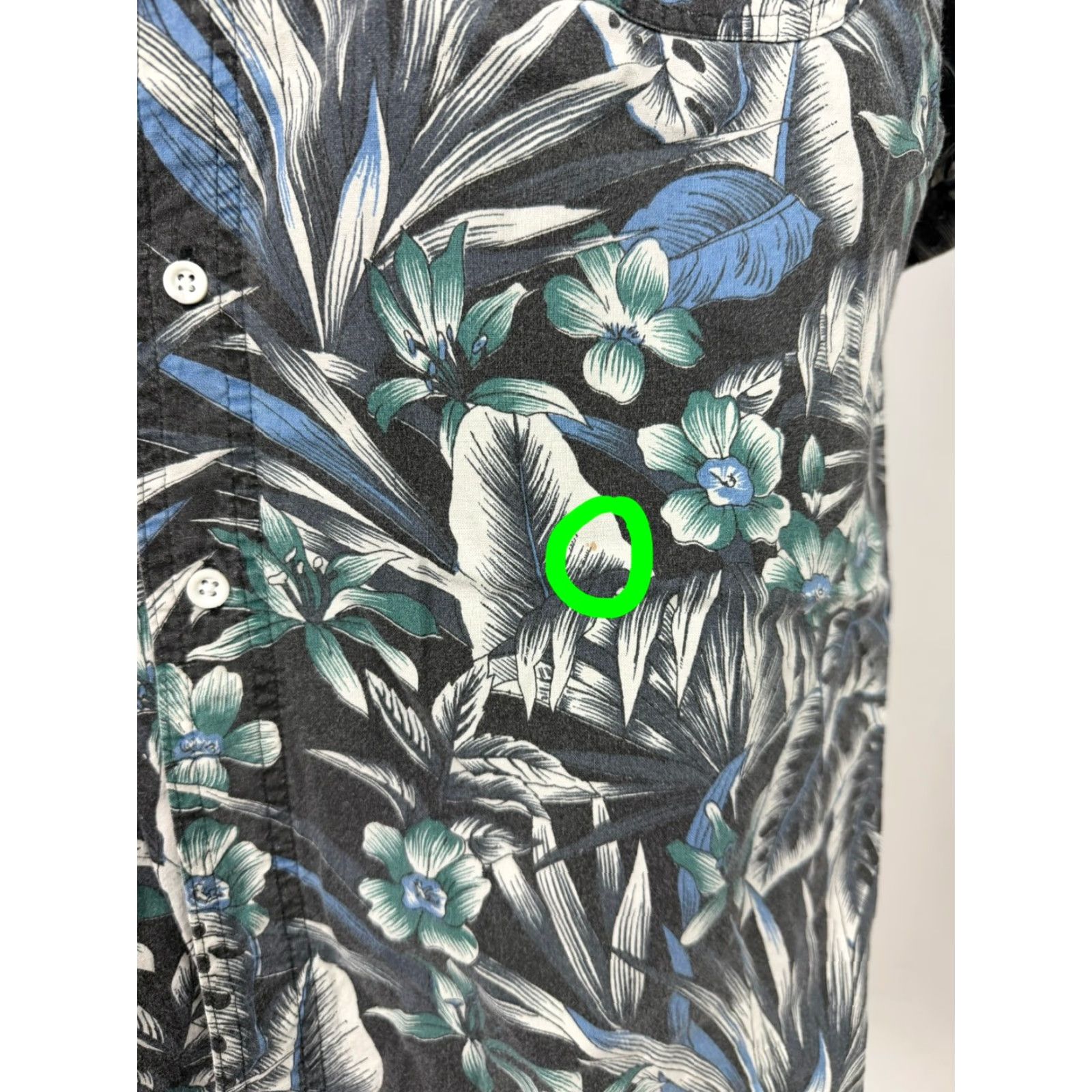 Vintage VINTAGE Impact Hawaiian Shirt Men L Black 90s Floral Short Sleeve Button-Up Collared Cotton Casual Beach Hawaii Size US L / EU 52-54 / 3 - 6 Thumbnail