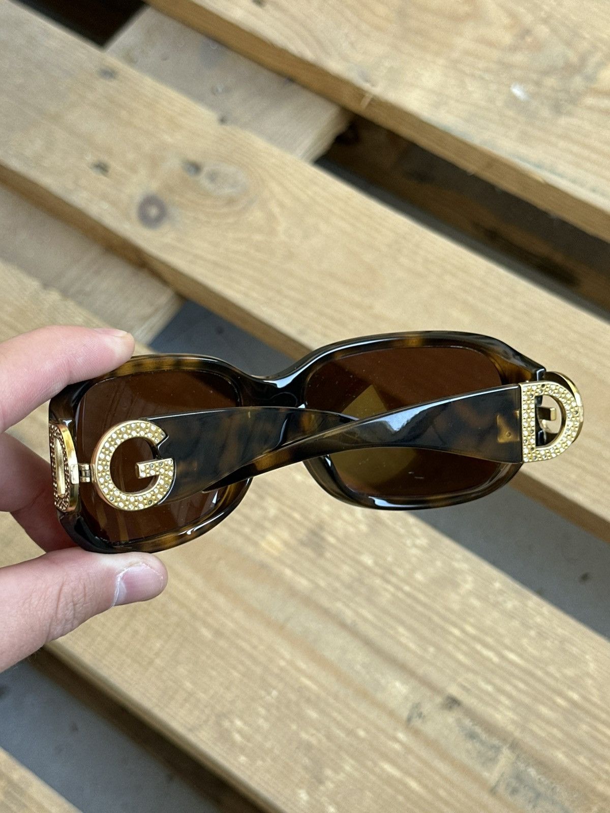 Dolce & Gabbana DG Vintage Dolce & Gabbana Women’s Sunglasses Size ONE SIZE - 8 Thumbnail