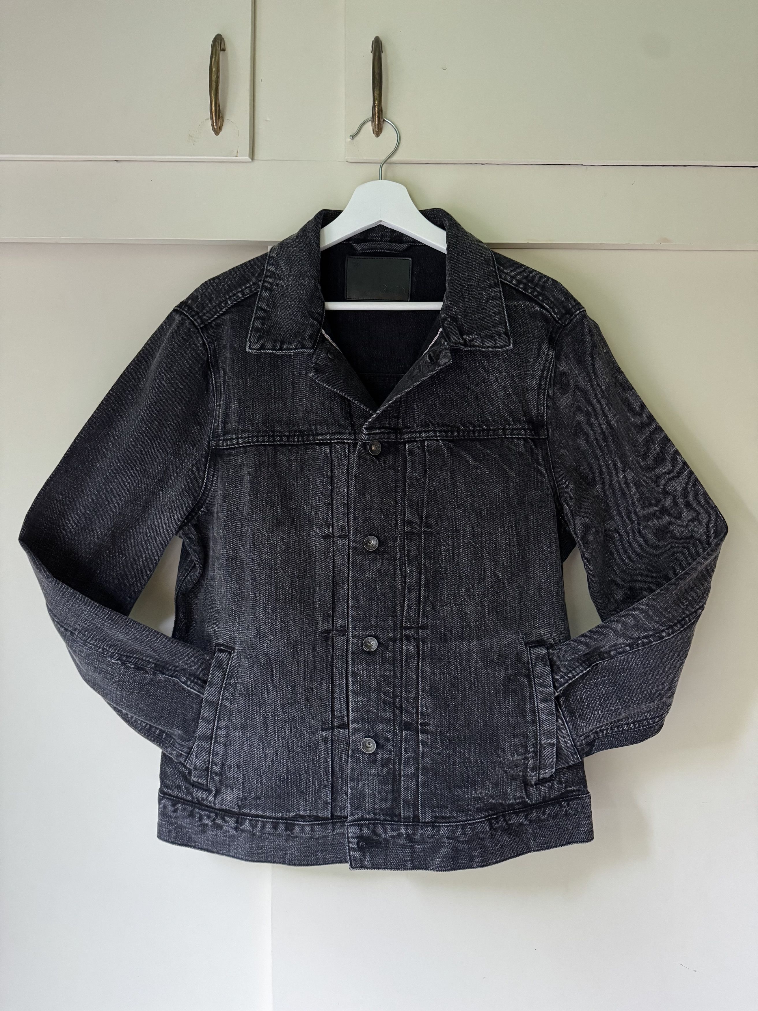 Taylor Stitch Taylor Stitch Dispatch Jacket in Black 3-Month Wash Selvage Size US S / EU 44-46 / 1 - 1 Thumbnail