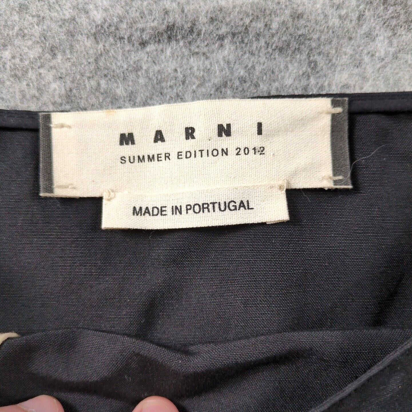 Marni Marni Women's Asymmetrical Skirt Size 42 Pleated Adjustable Size 30" / US 8 / IT 44 - 2 Thumbnail