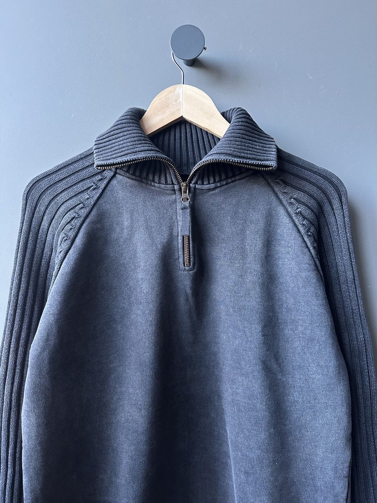 Schott Schott NYC Armed US Forces Ribbed Cotton Sweater Size US M / EU 48-50 / 2 - 2 Thumbnail