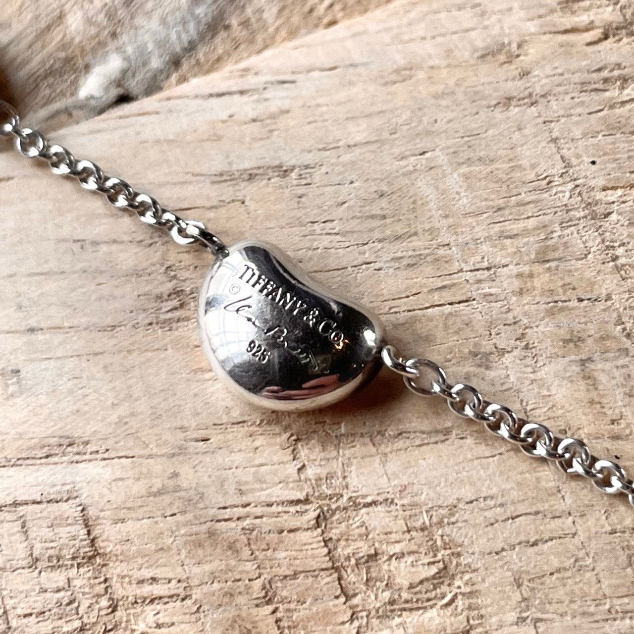 Tiffany & Co. Tiffany & Co Silver Elsa Peretti Bean 5 Station Necklace Size ONE SIZE - 3 Thumbnail