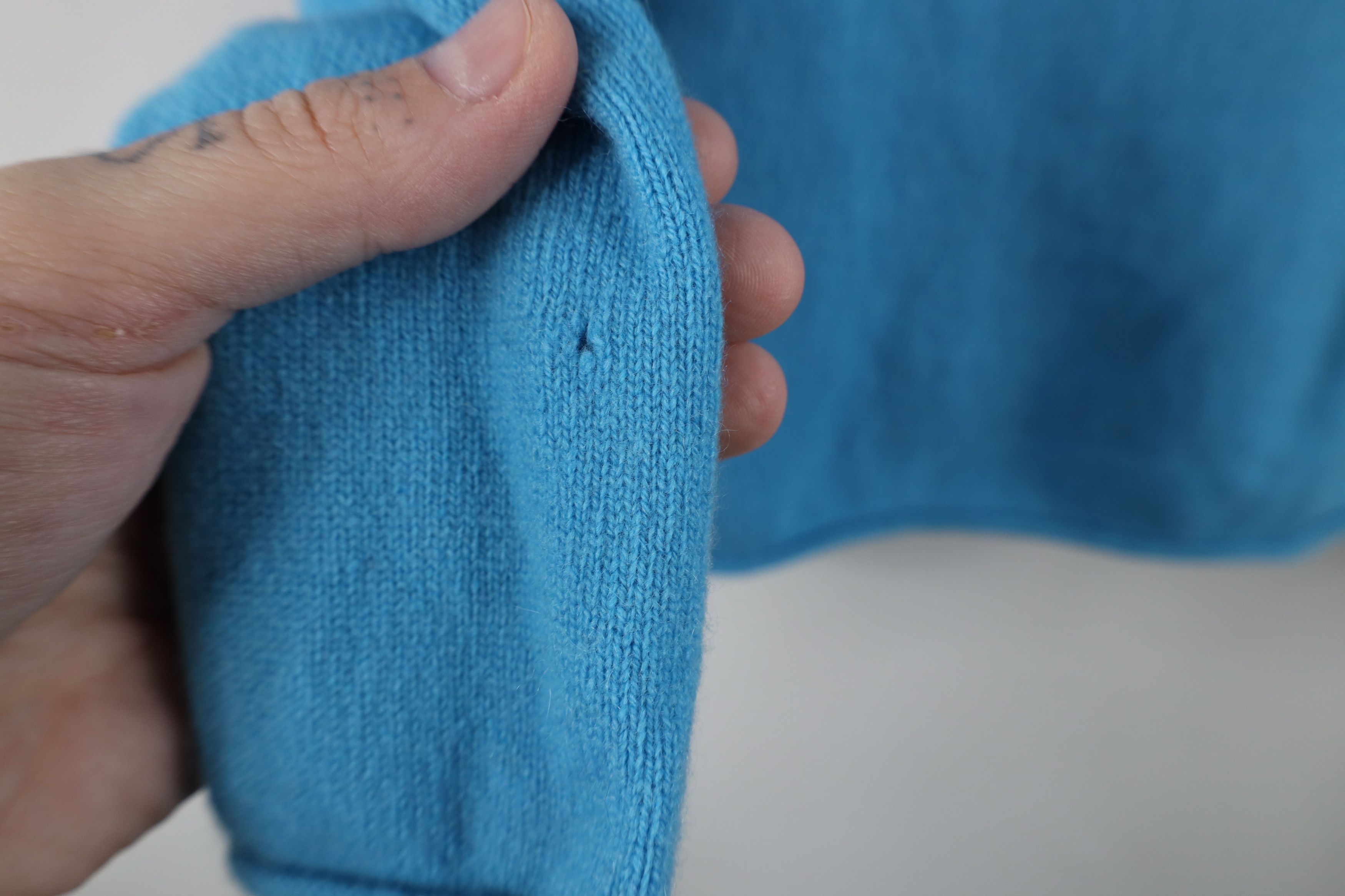 J.Crew Vintage J Crew Blank Soft Cashmere Marled Knit Sweater Blue Size M / US 6-8 / IT 42-44 - 6 Thumbnail