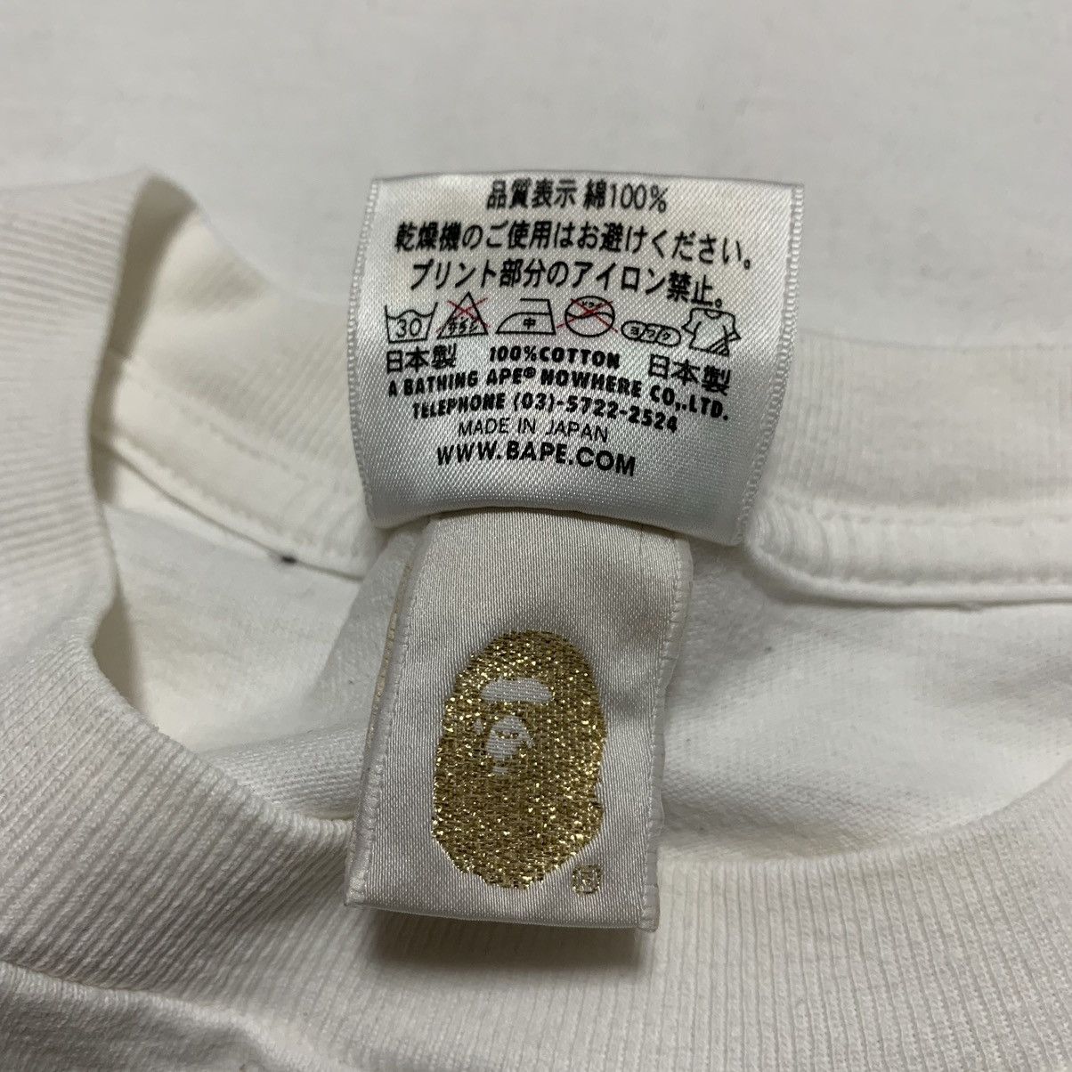 Bape Bape Large 16th Anniversary White Tee A Bathing Ape Size US L / EU 52-54 / 3 - 6 Thumbnail