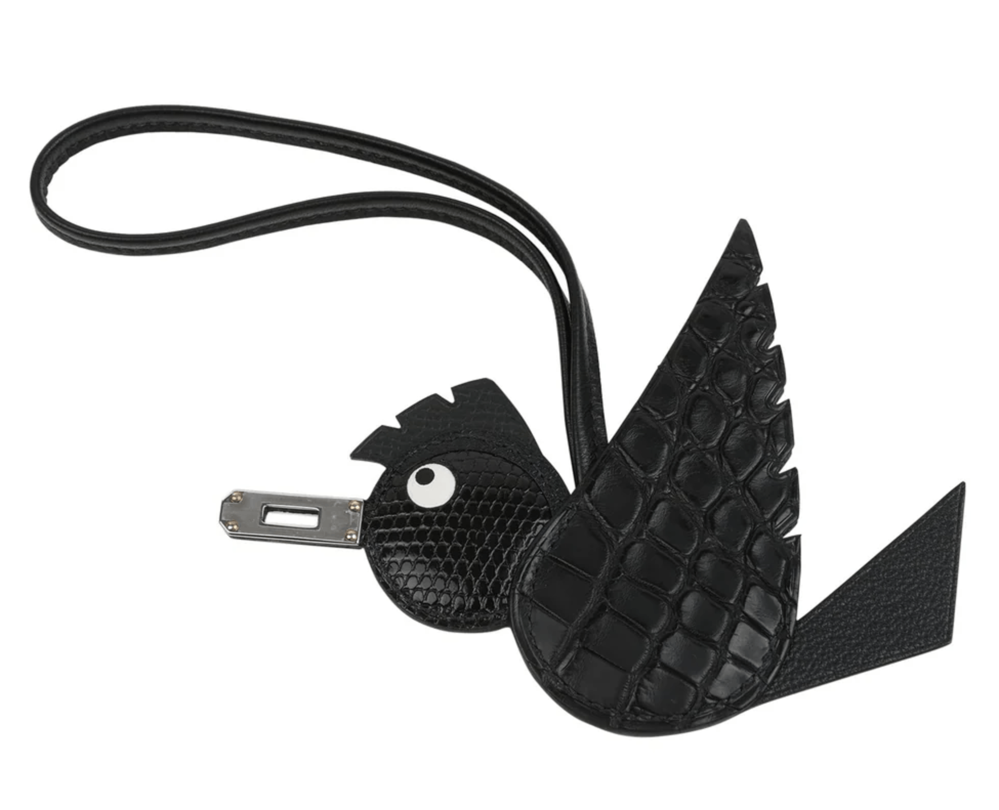 Hermes Hermes Birdy Birdie Matte Alligator Lizard Chevre Bag Charm Size ONE SIZE - 13 Thumbnail