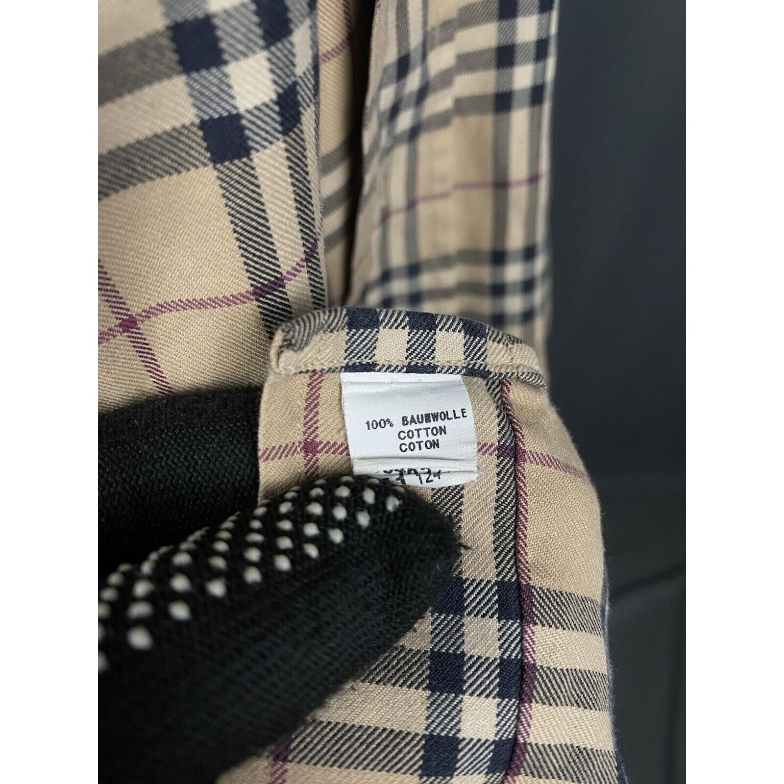 Burberry Burberry Nova Check VTG Men's Beige Checked Longsleeve Shirt Size US M / EU 48-50 / 2 - 12 Thumbnail