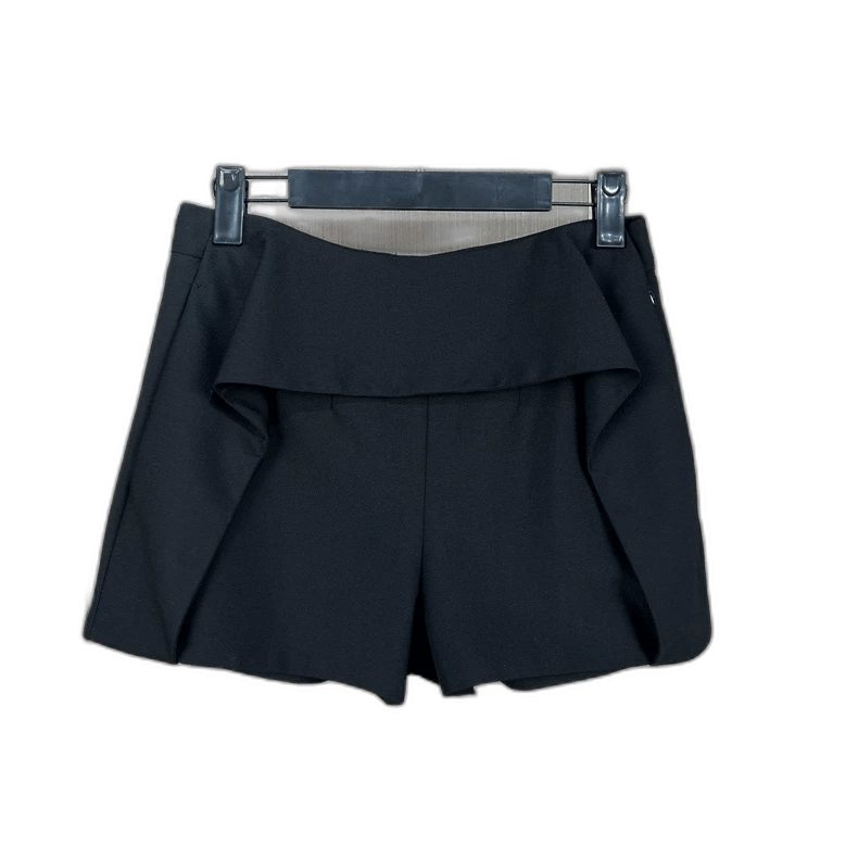 Balenciaga Balenciaga Black Irregular Shorts Size 36 Size 36" / US 14 / IT 50 - 1 Thumbnail