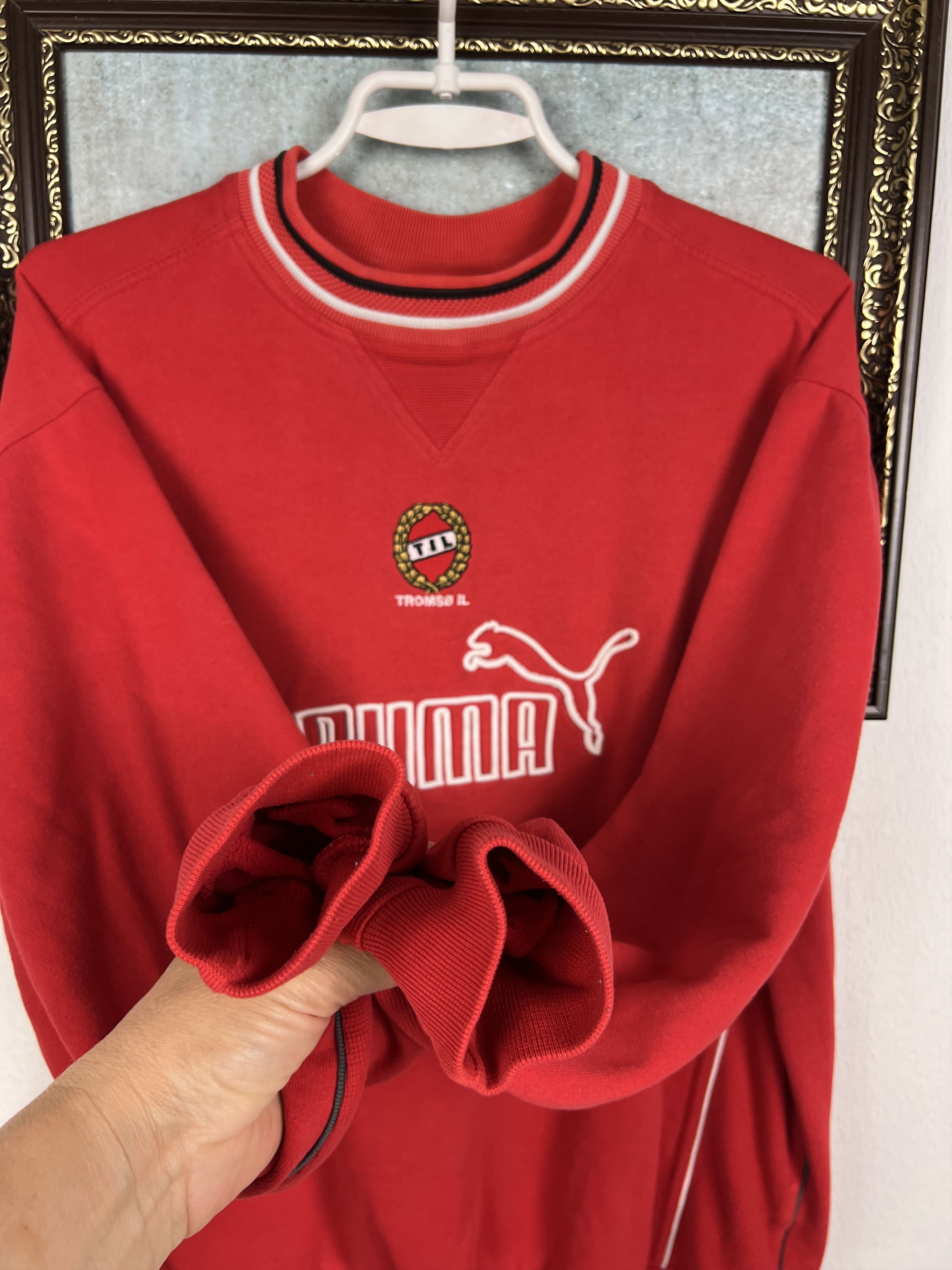 Puma Vintage 90's Tromso TIL Football Sweatshirt Soccer Track Top Size US S / EU 44-46 / 1 - 4 Thumbnail