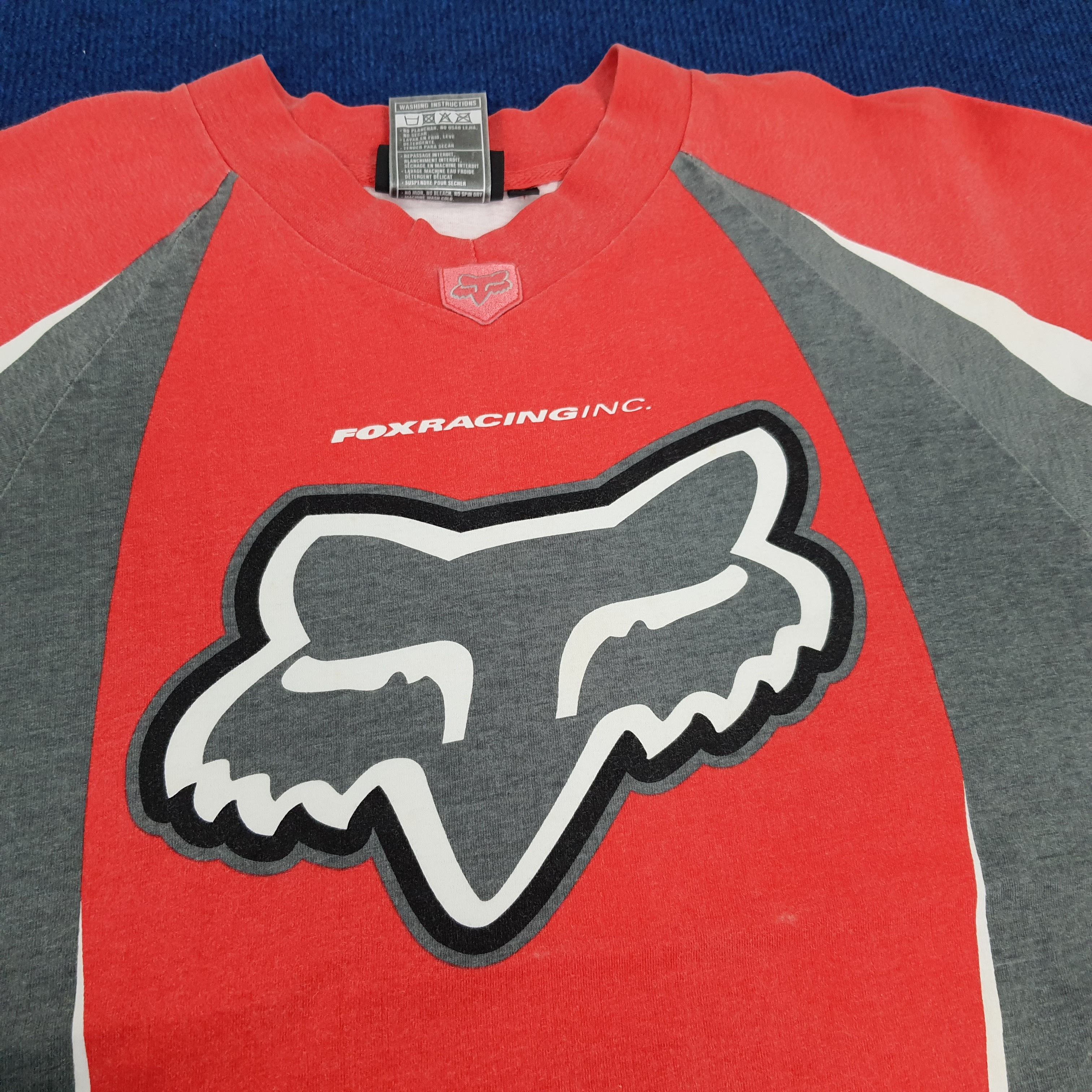 Fox Racing × Vintage Vintage Fox Racing Extreme Motorsport Racing Tshirt Size US XL / EU 56 / 4 - 2 Thumbnail