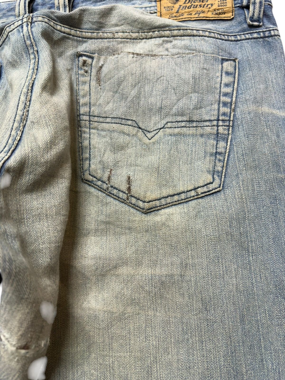 Diesel Vintage Diesel Viker Baggy Mudwash Faded Denim Size US 40 / EU 56 - 6 Thumbnail