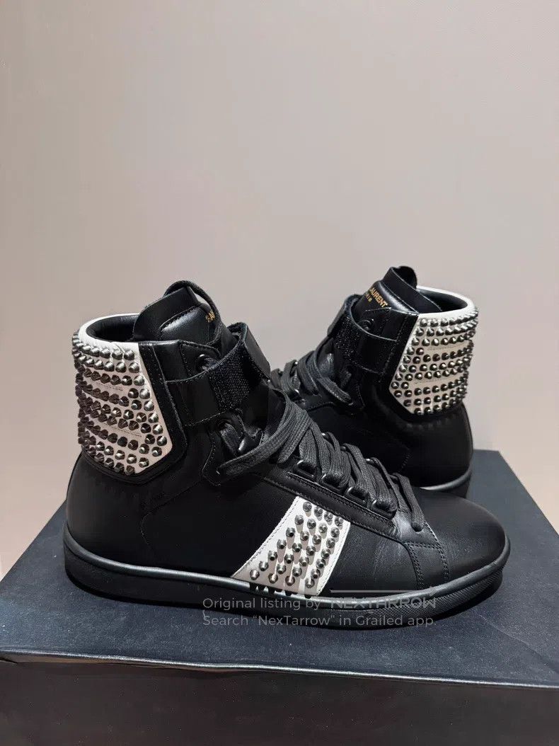 Saint Laurent Paris Saint Laurent Paris Studded Magic Tape Board Shoes Size US 6.5 / EU 39-40 - 1 Thumbnail