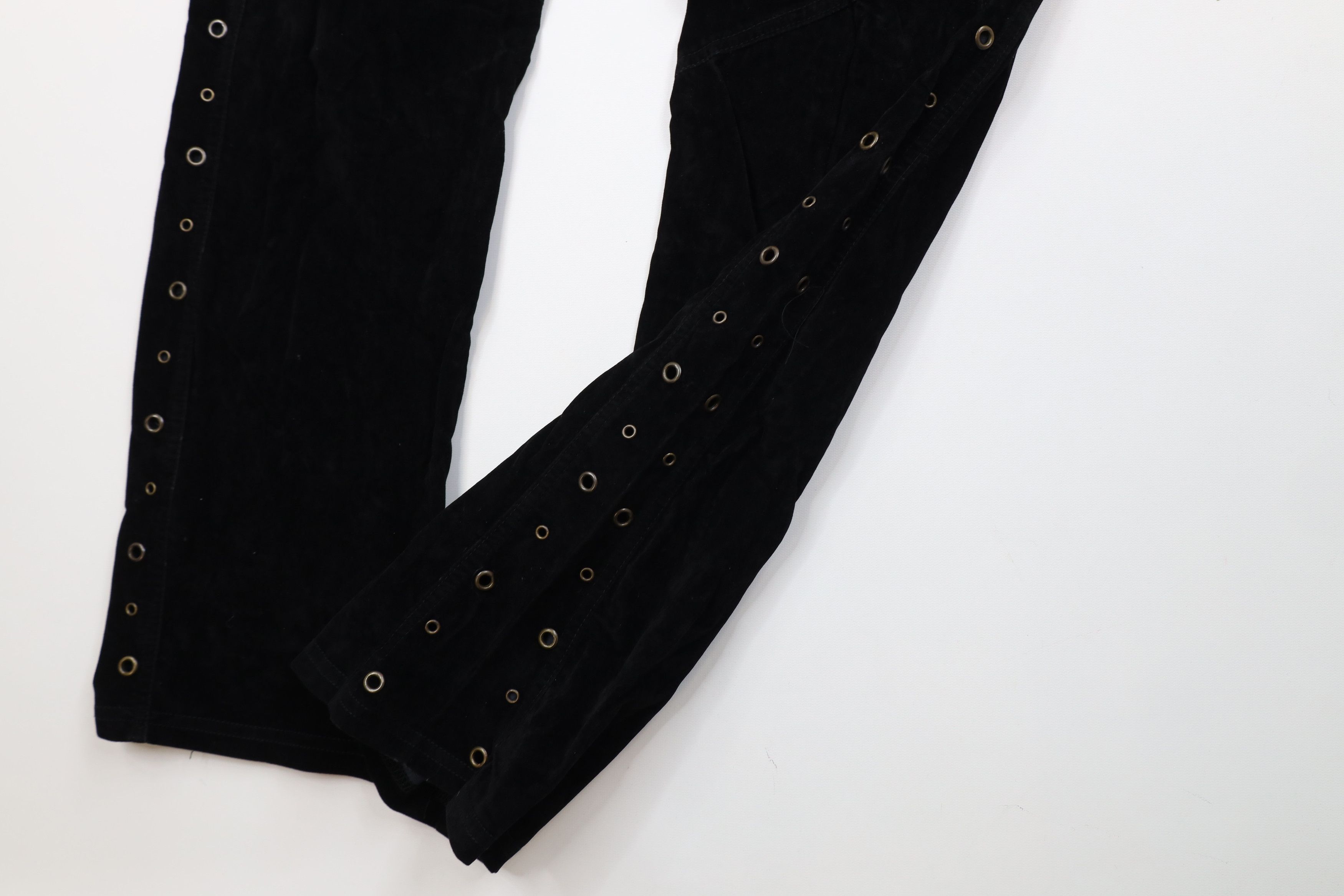 Lip Service Vintage 90s Lip Service Velvet Velour Wide Leg Pants USA Size 32" / US 10 / IT 46 - 6 Thumbnail