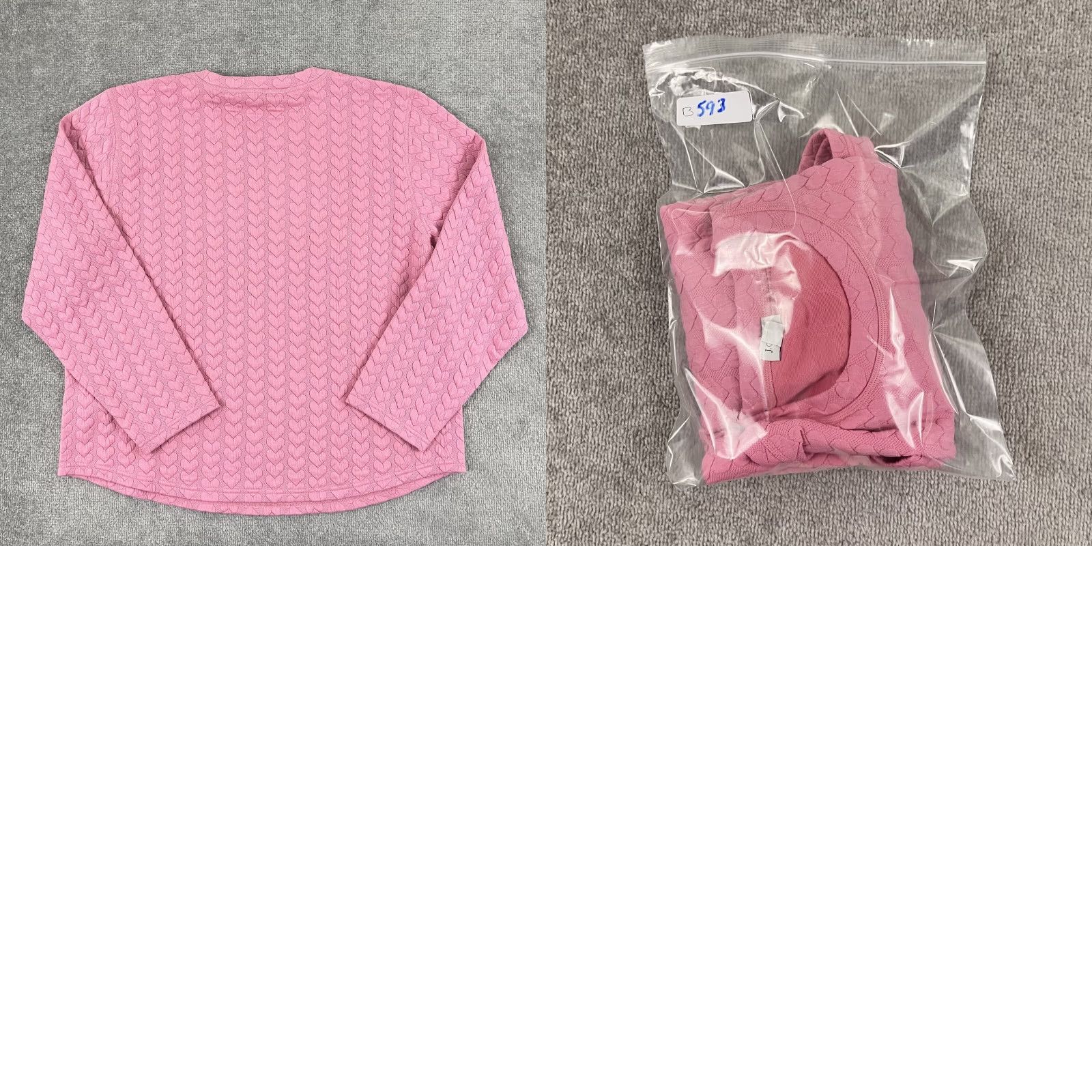 J.Crew J.CREW Sweatshirt Womens XL Pink Quilted Hearts Pullover Crewneck Valentines Size XL / US 12-14 / IT 48-50 - 8 Thumbnail