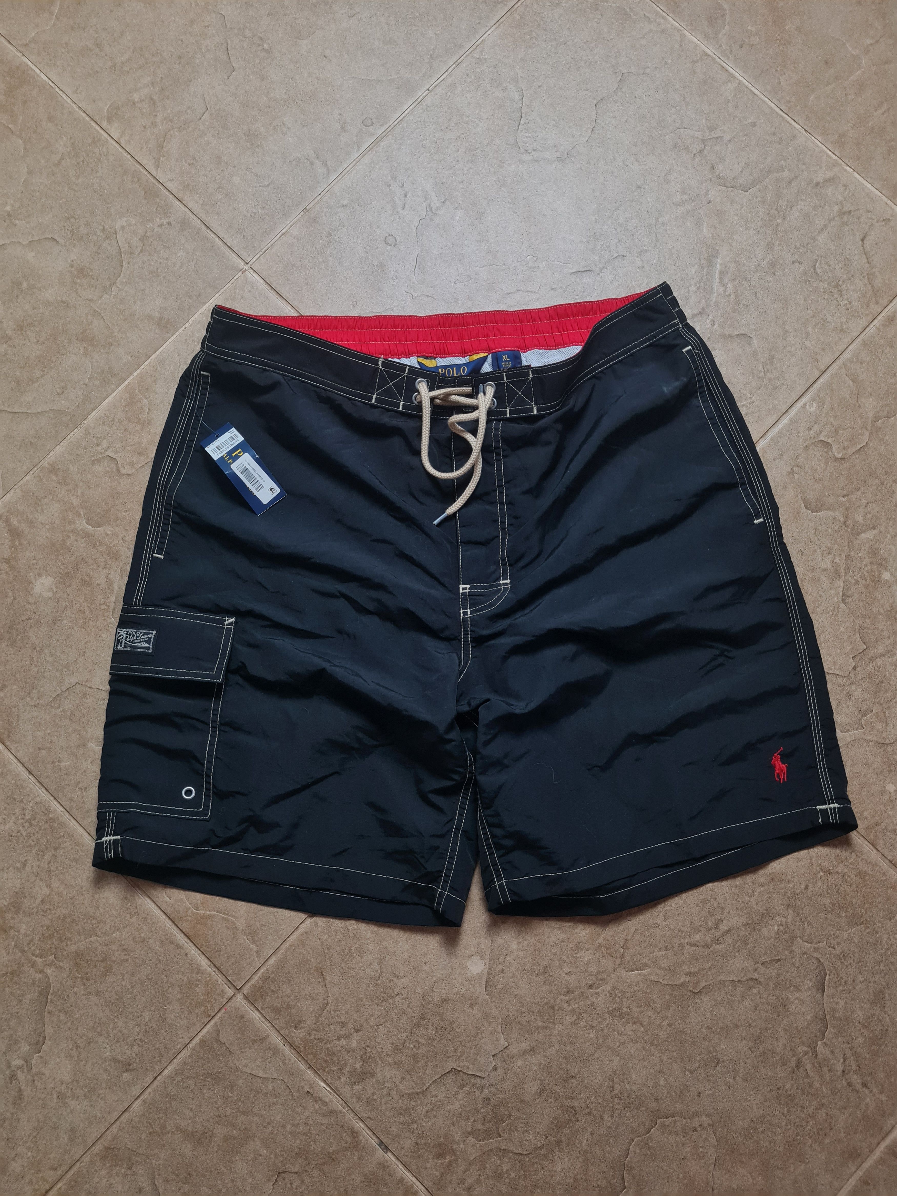 Polo Ralph Lauren Shorts Polo Ralph Lauren Men's Kailua Black Swim Trunks XL Size US 34 / EU 50 - 1 Thumbnail