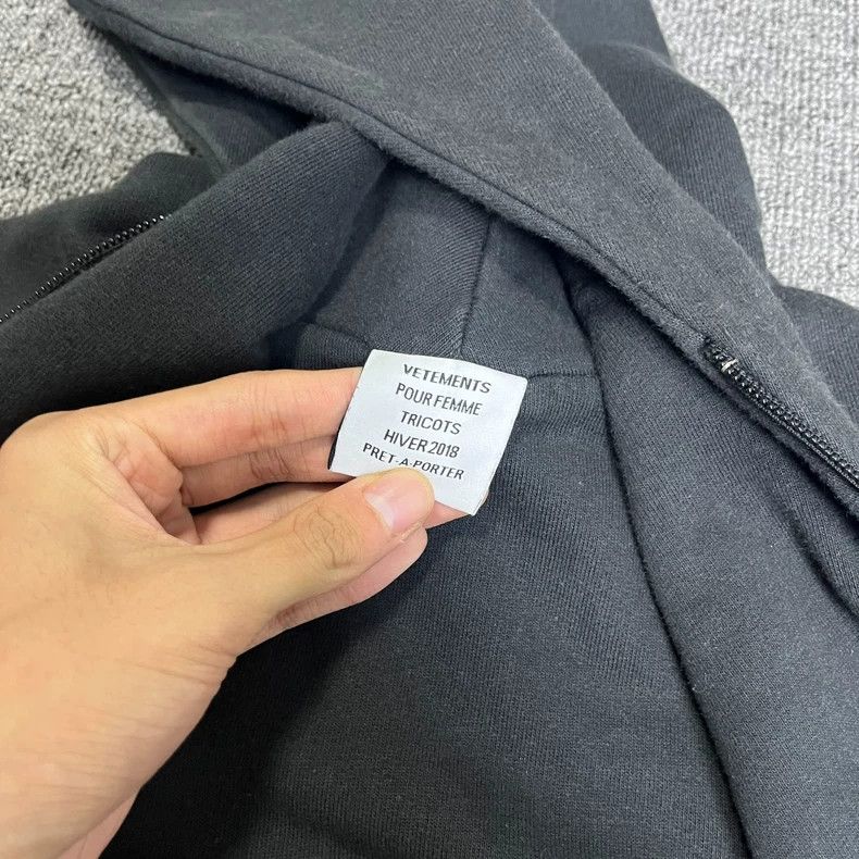 Vetements Vetements 18ss VTM Embroidered Lettering Ninja Hoodie Size US S / EU 44-46 / 1 - 3 Thumbnail