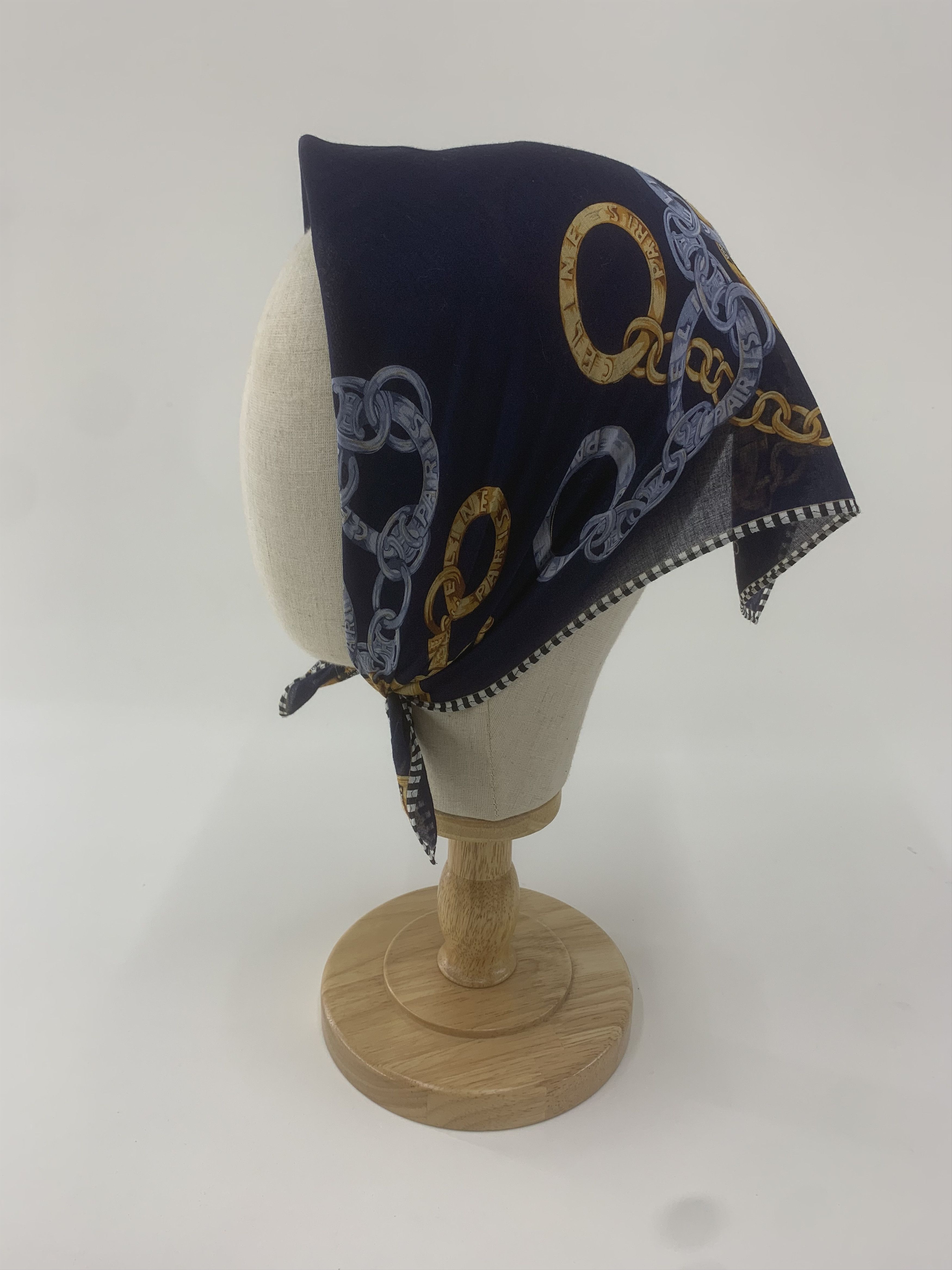 Celine Celine Handkerchief Bandana Neckerchief Pocket Square TB1118 Size ONE SIZE - 3 Thumbnail