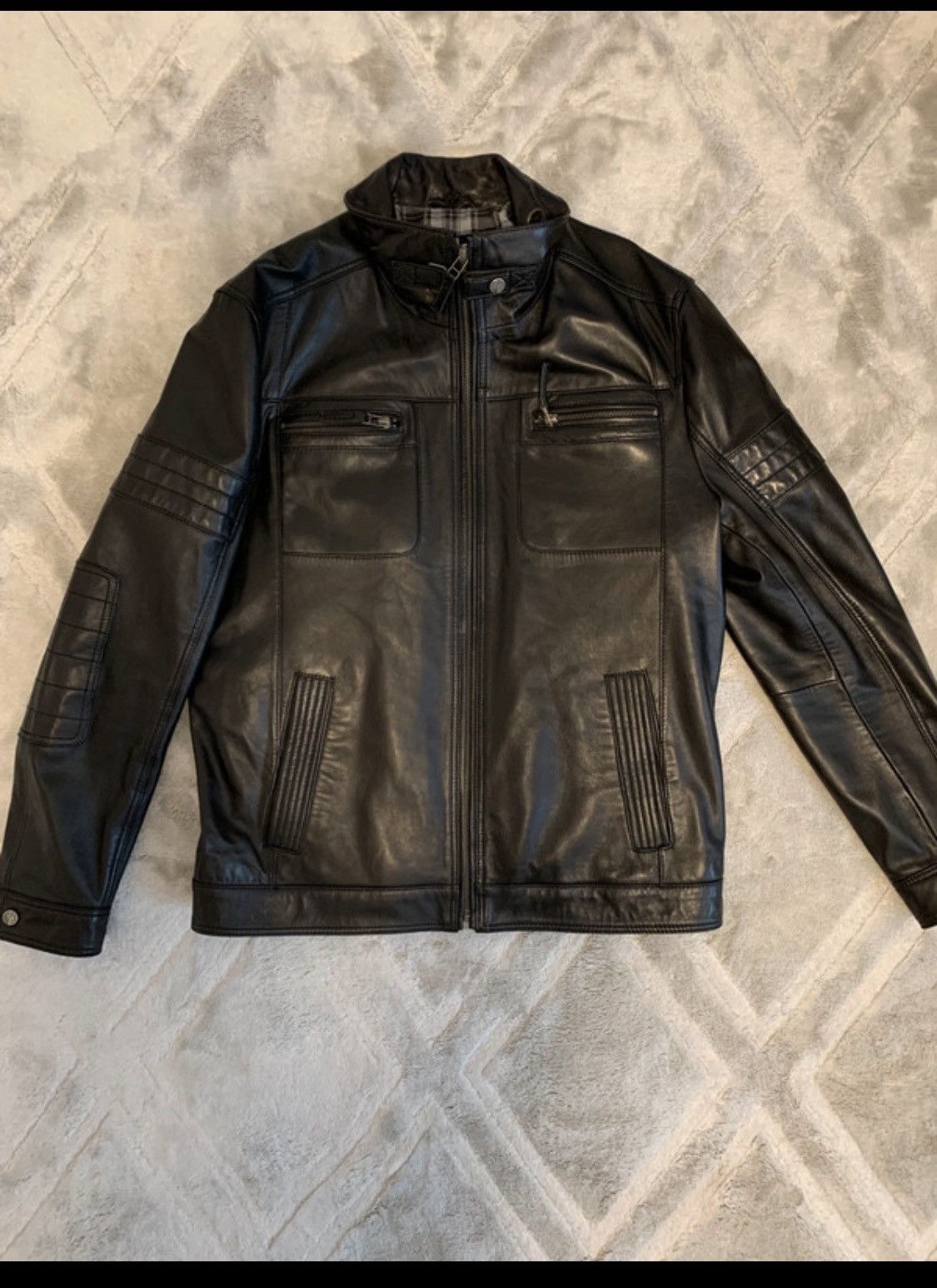 Vintage Derimod Leather Jacket Size US L / EU 52-54 / 3 - 1 Thumbnail