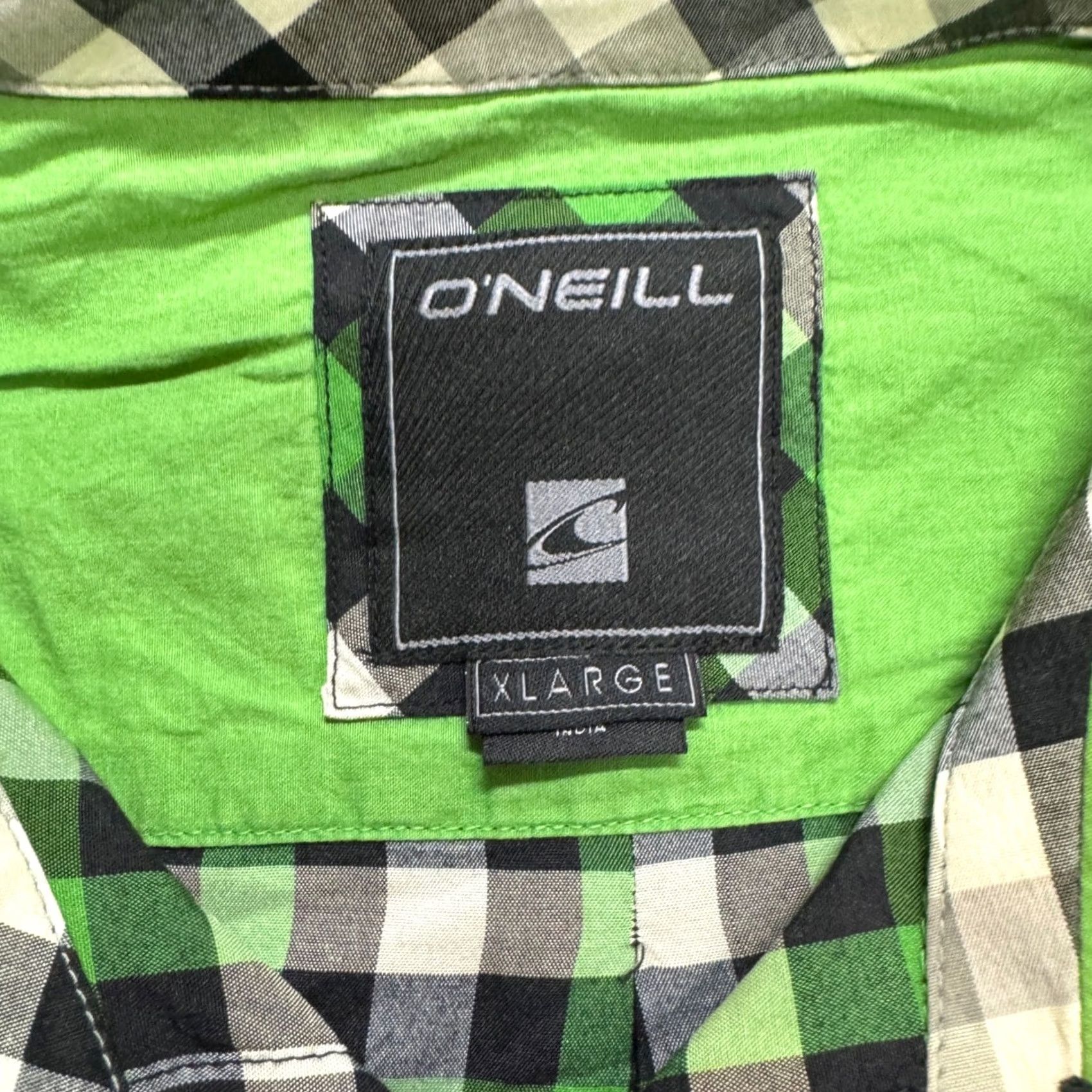 Vintage VINTAGE Unbranded Plaid Button Up Shirt XL Long Sleeve Green Black Striped Y2K Mens Size US XL / EU 56 / 4 - 4 Thumbnail