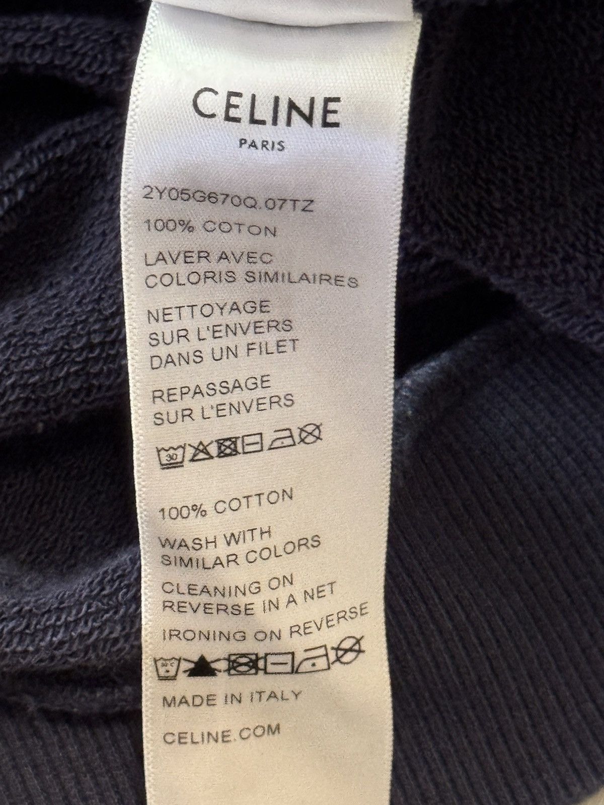 Celine Celine College Sweater Size US XL / EU 56 / 4 - 4 Thumbnail